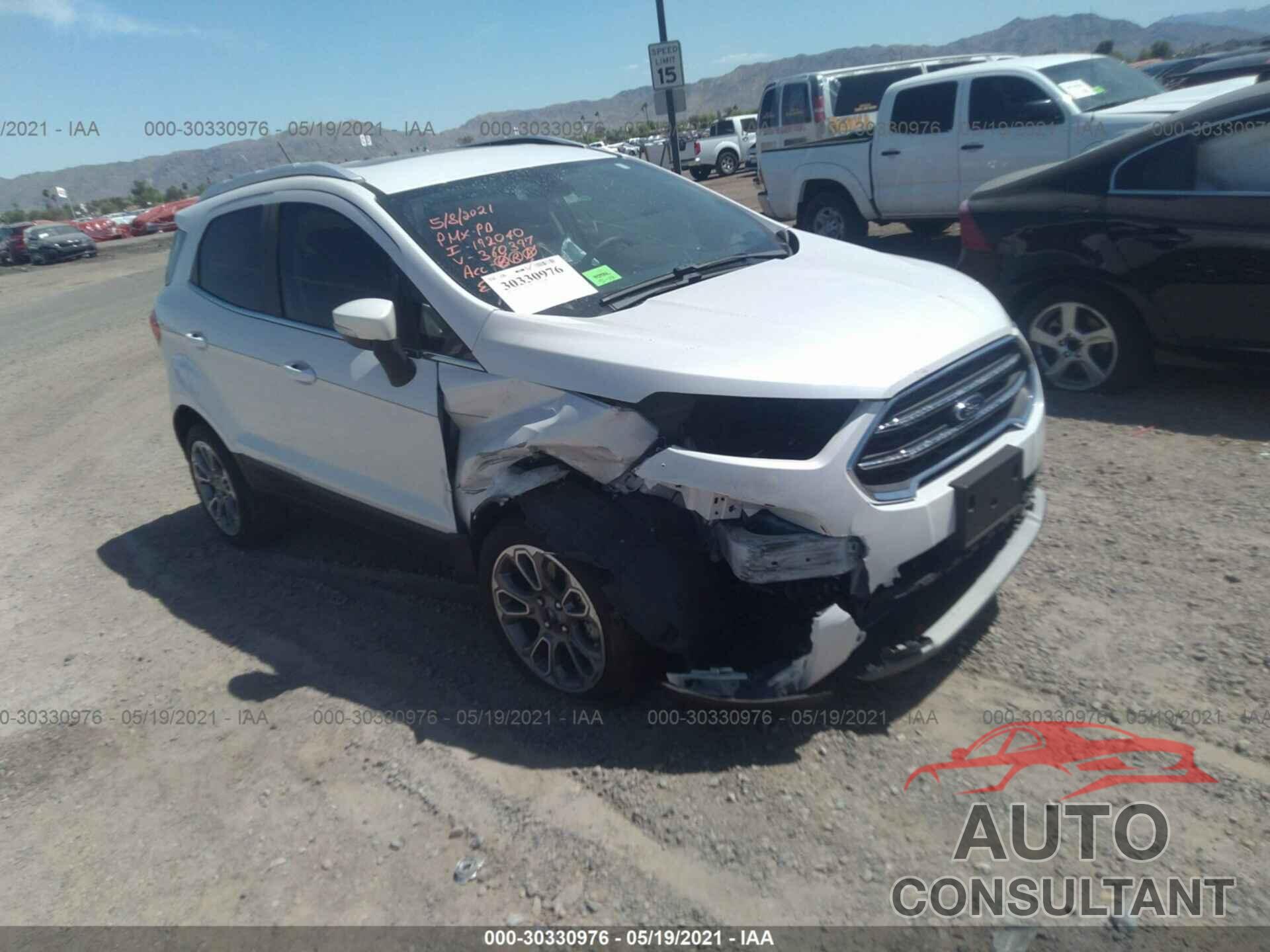 FORD ECOSPORT 2020 - MAJ3S2KE3LC360397