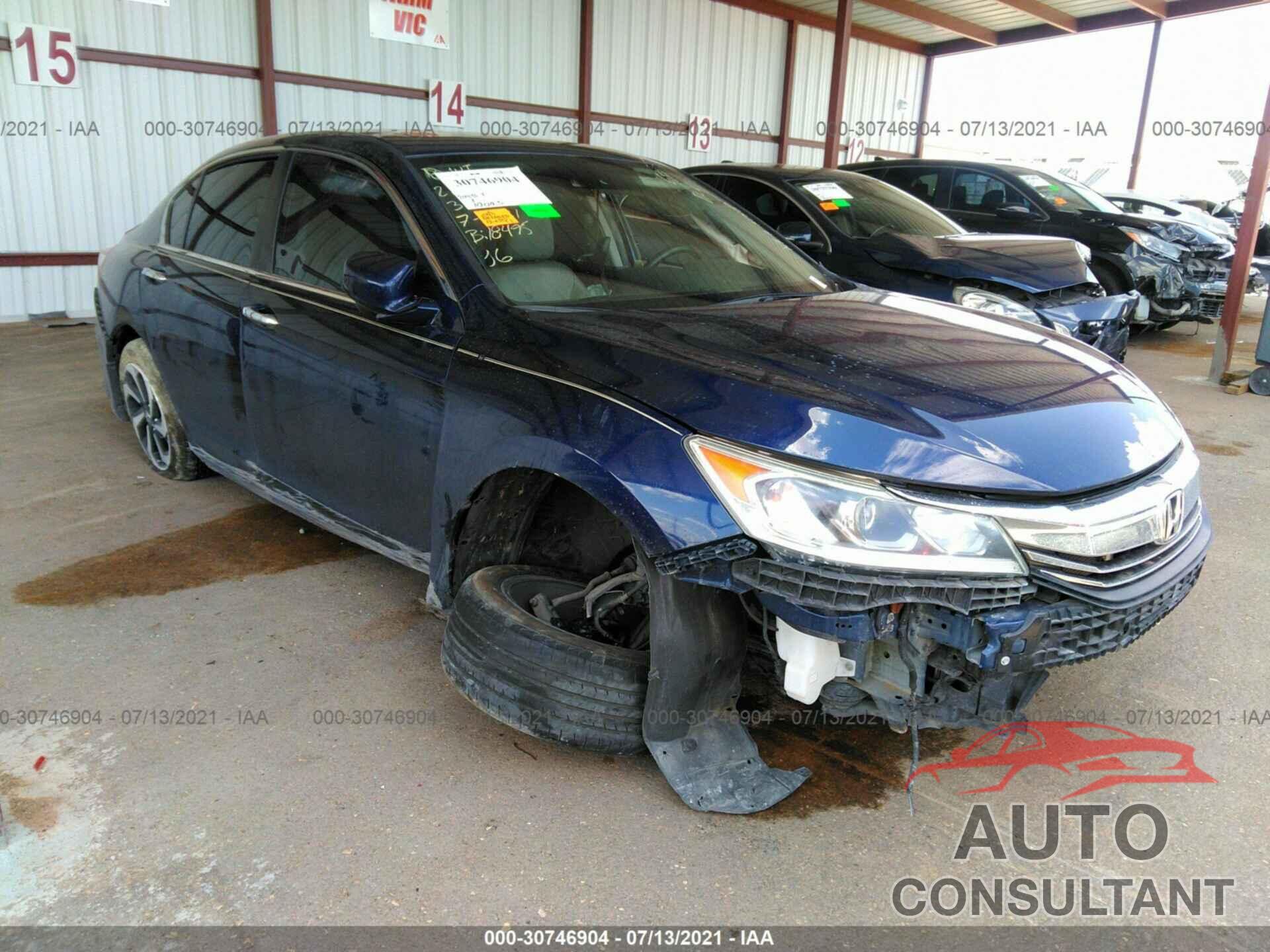 HONDA ACCORD SEDAN 2016 - 1HGCR2F92GA028456