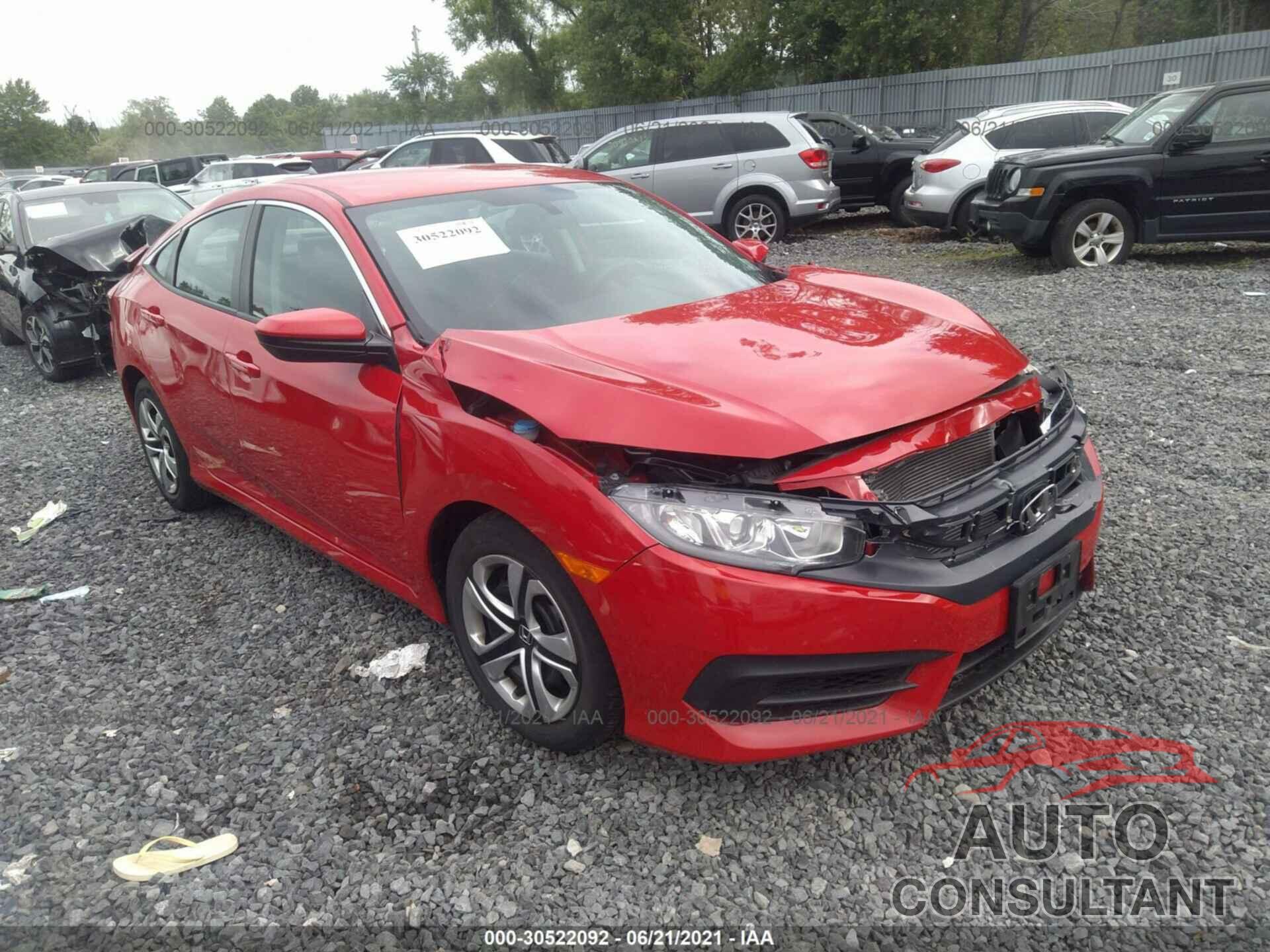 HONDA CIVIC SEDAN 2016 - 2HGFC2F52GH555815