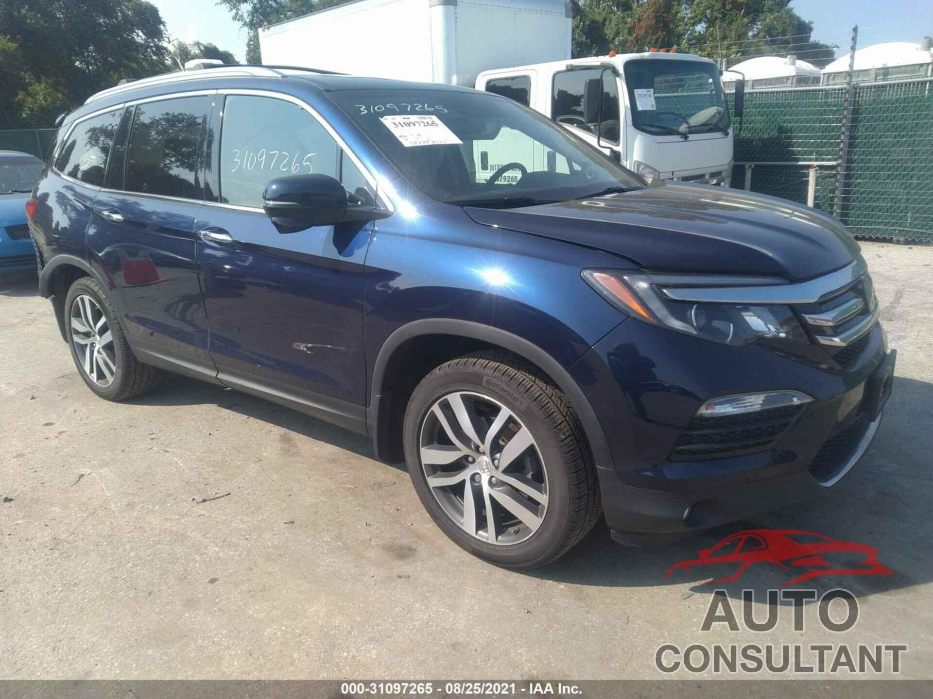 HONDA PILOT 2017 - 5FNYF6H92HB078977