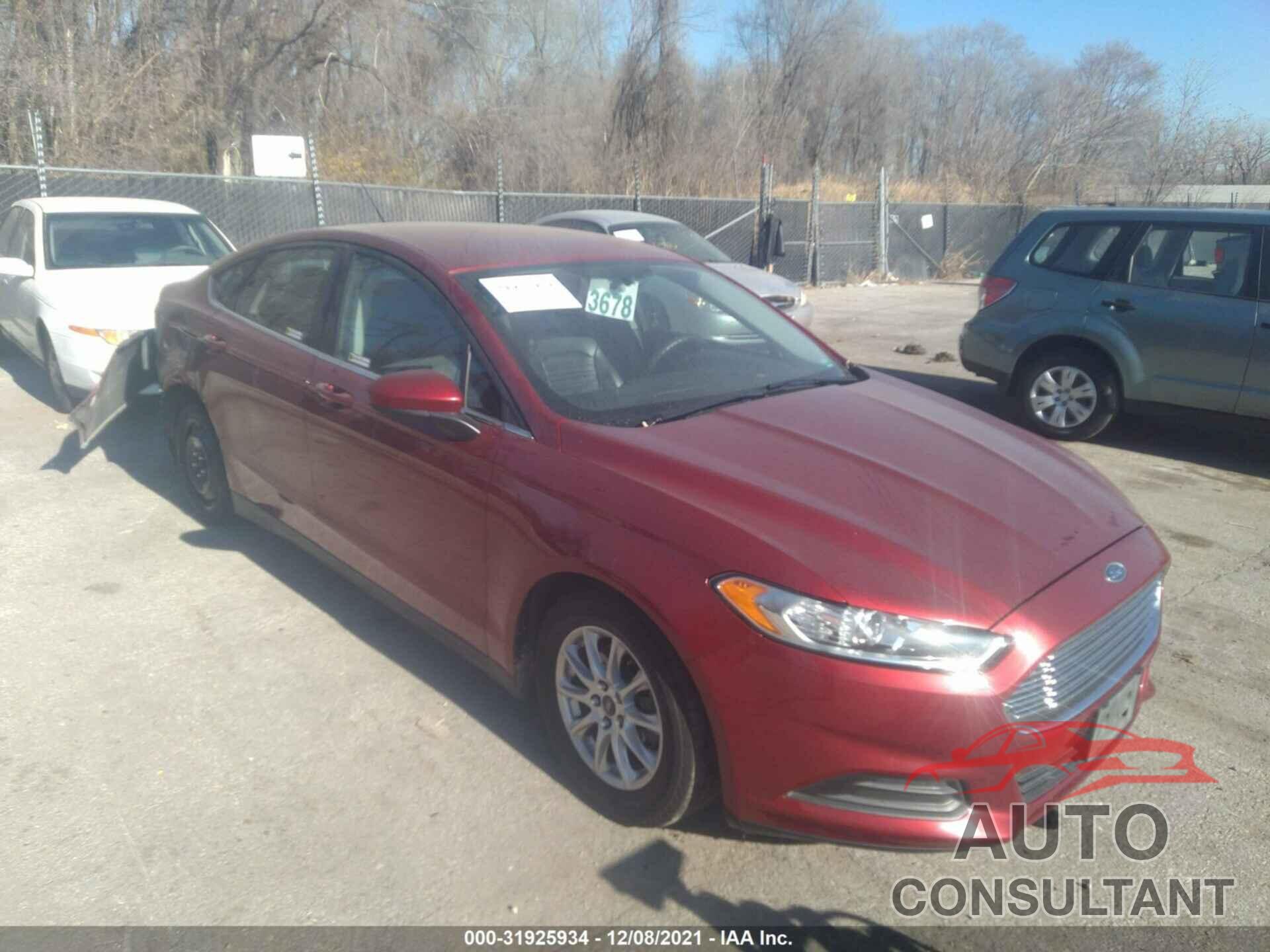 FORD FUSION 2016 - 3FA6P0G74GR214353
