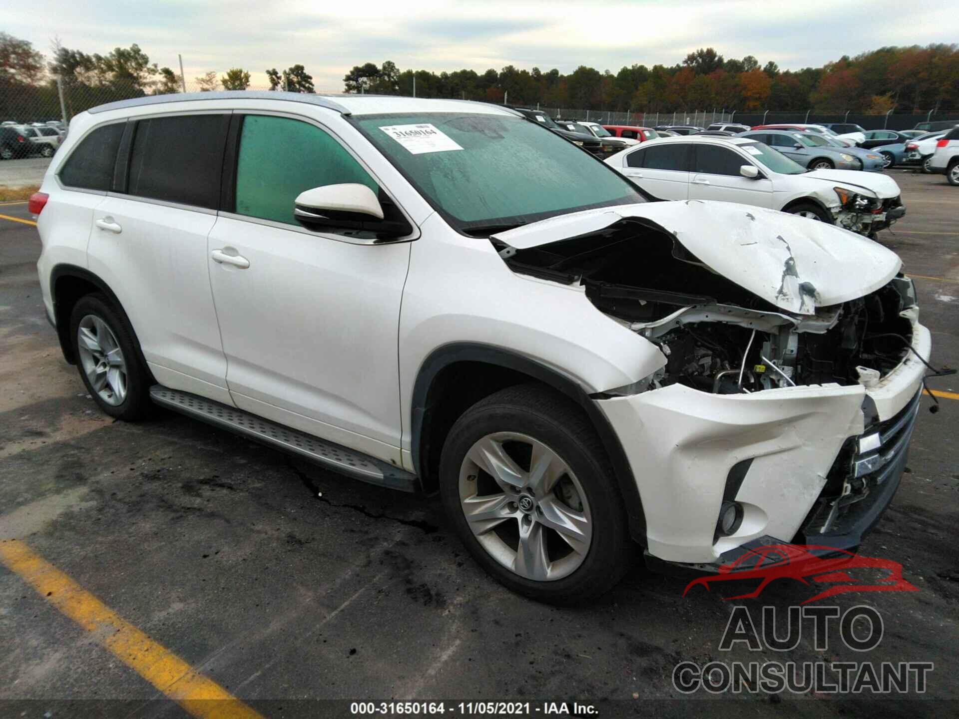 TOYOTA HIGHLANDER 2017 - 5TDDZRFH3HS459511