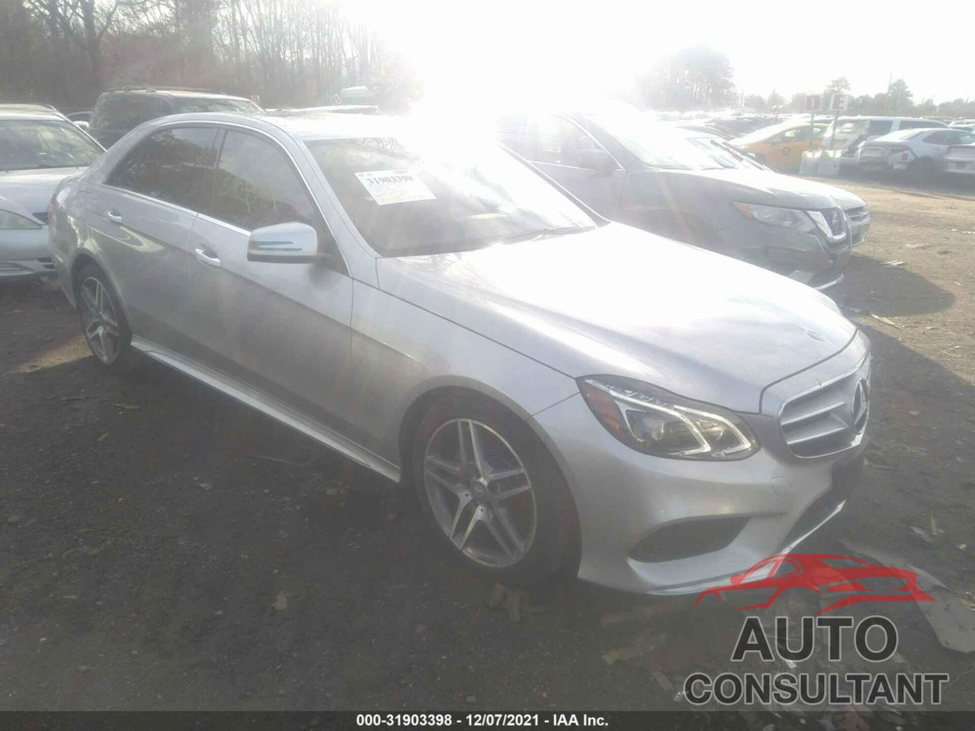 MERCEDES-BENZ E-CLASS 2016 - WDDHF8JB4GB293521