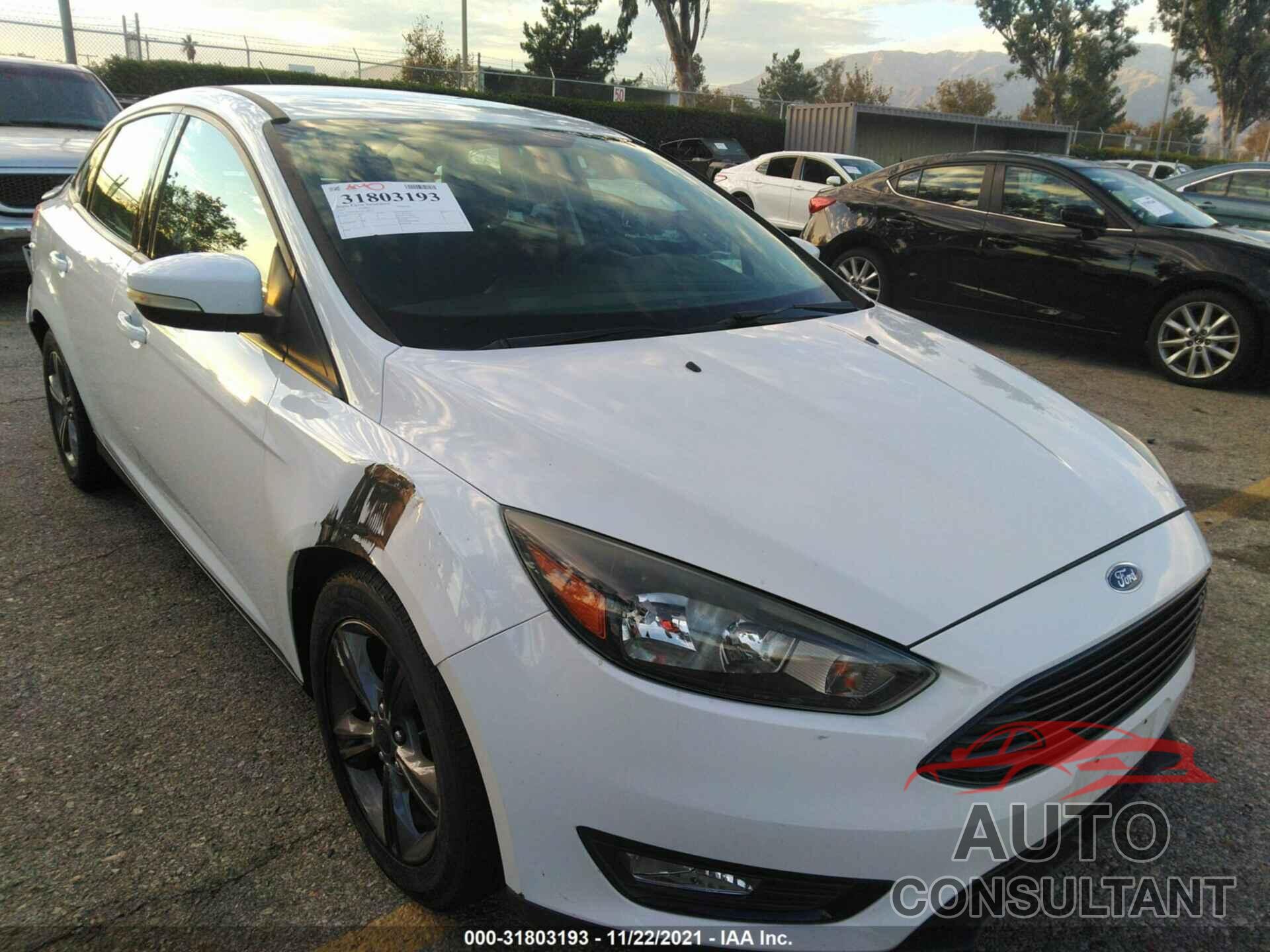 FORD FOCUS 2017 - 1FADP3FE1HL284773