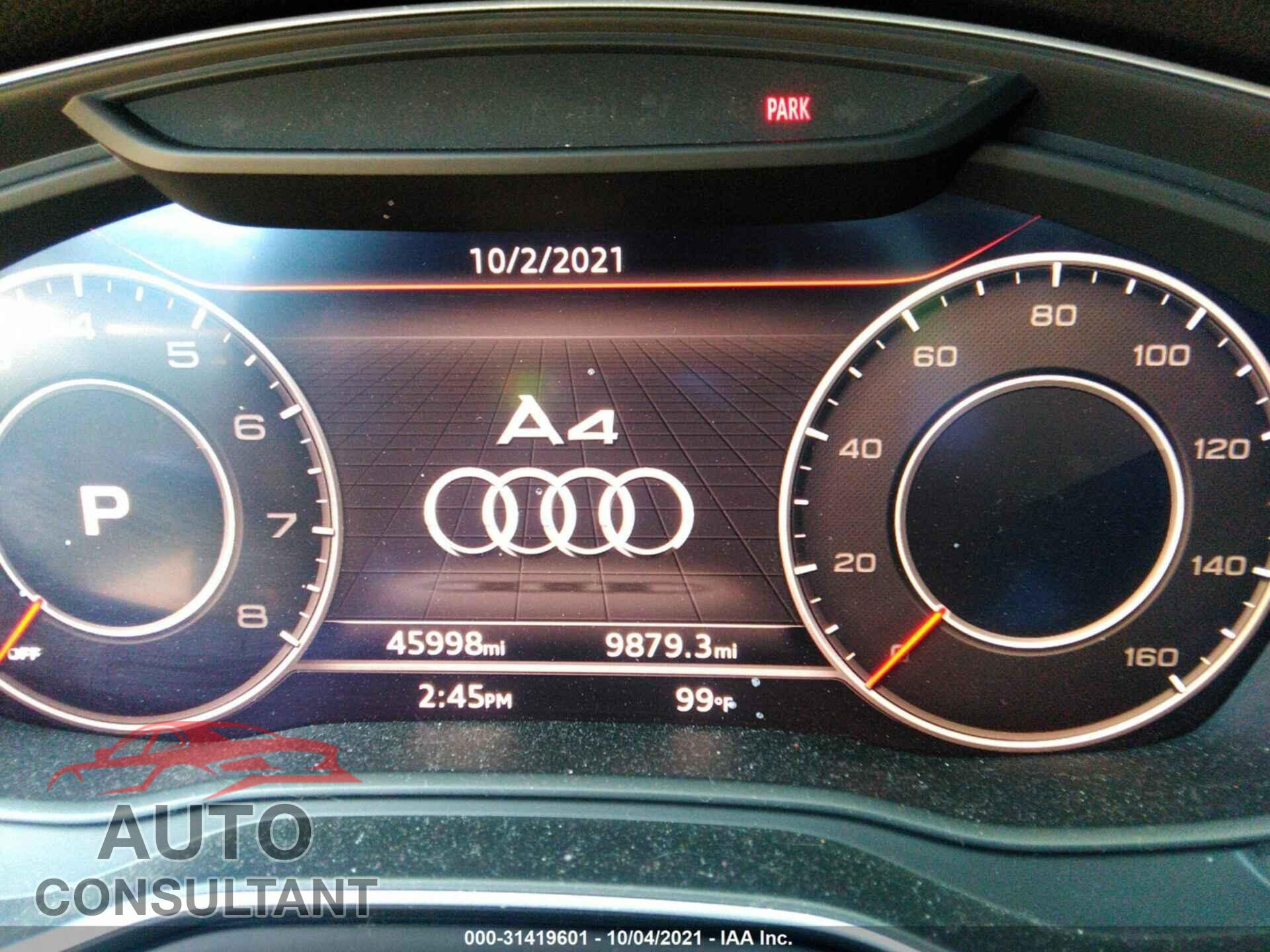 AUDI A4 2018 - WAULMAF45JA098078