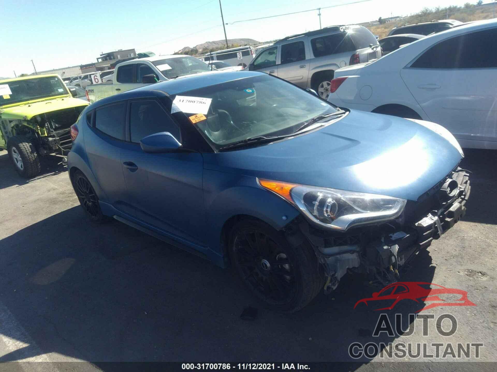 HYUNDAI VELOSTER 2016 - KMHTC6AE2GU258391