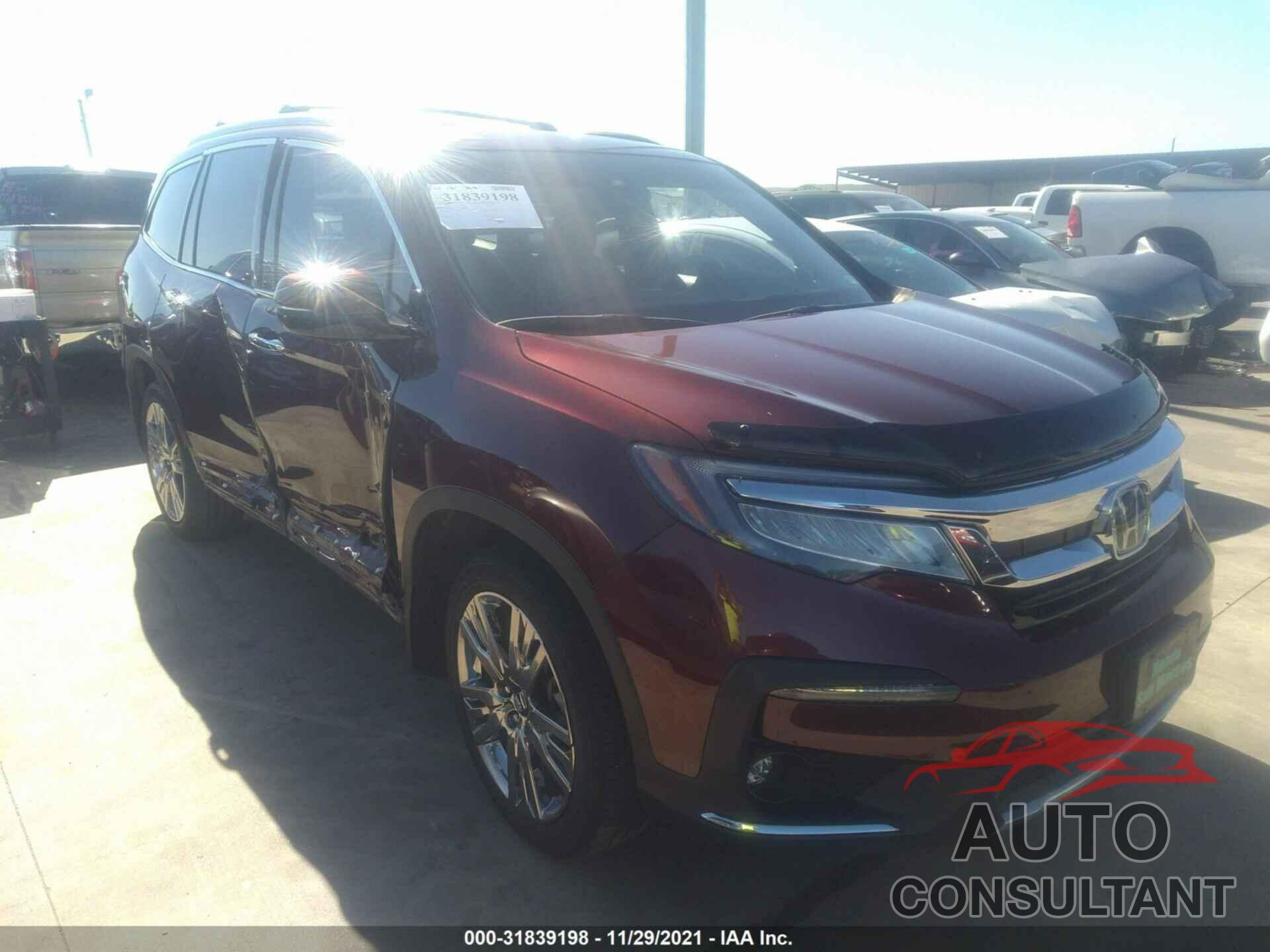 HONDA PILOT 2019 - 5FNYF5H93KB026937