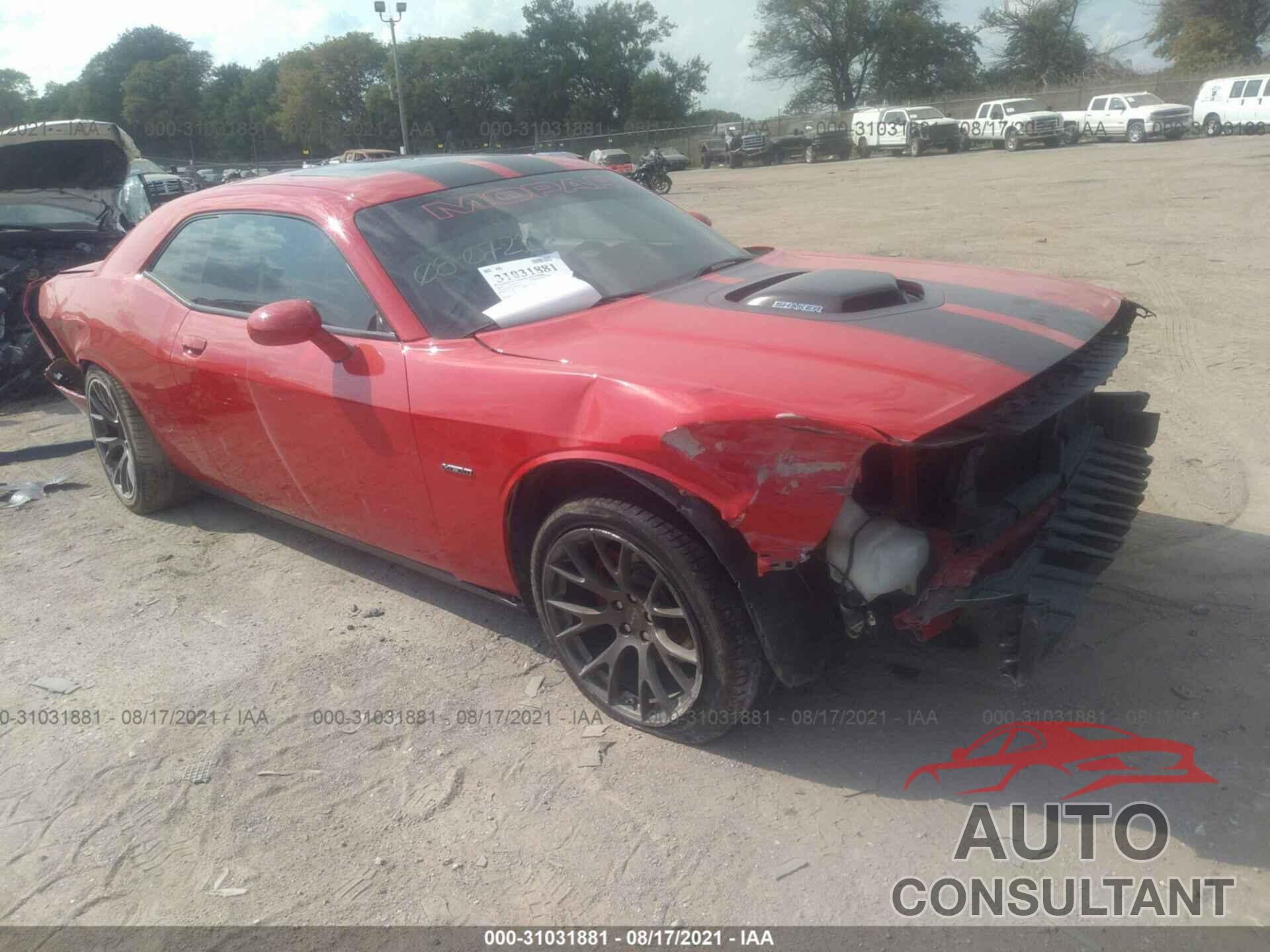 DODGE CHALLENGER 2016 - 2C3CDZBT2GH255417