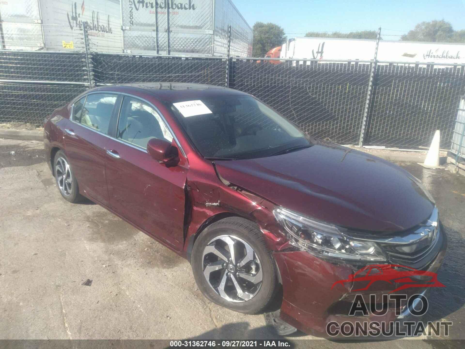 HONDA ACCORD SEDAN 2016 - 1HGCR2F89GA017705