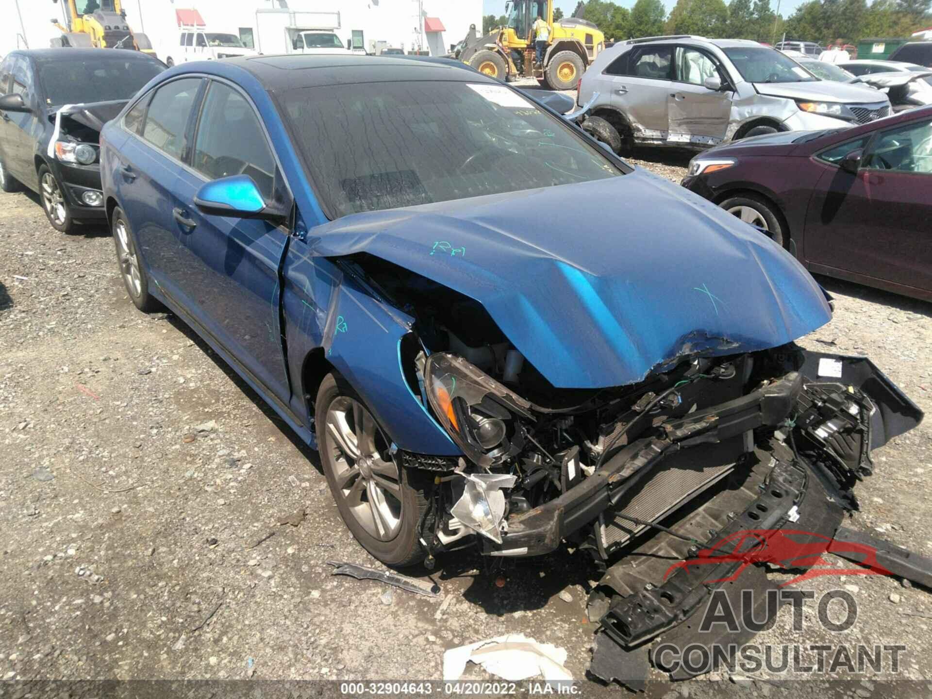 HYUNDAI SONATA 2018 - 5NPE34AF0JH653116