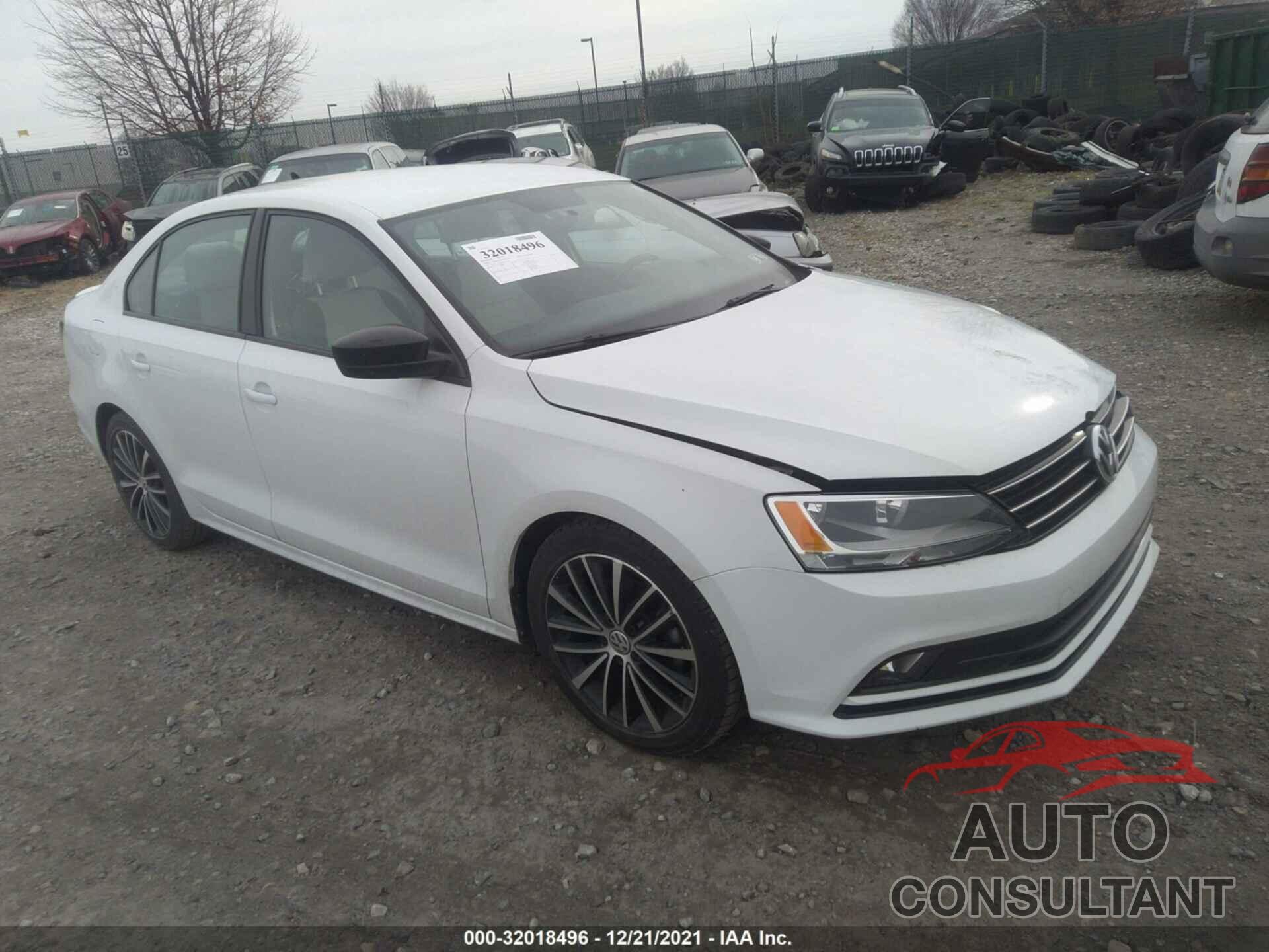 VOLKSWAGEN JETTA SEDAN 2016 - 3VWB17AJ7GM400180