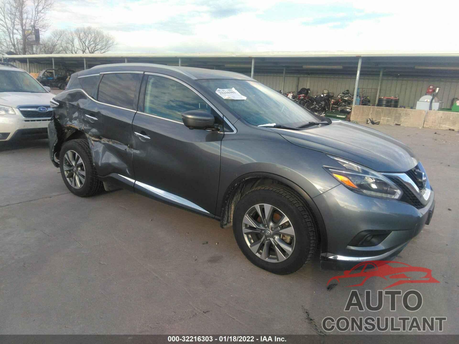 NISSAN MURANO 2018 - 5N1AZ2MH1JN161950