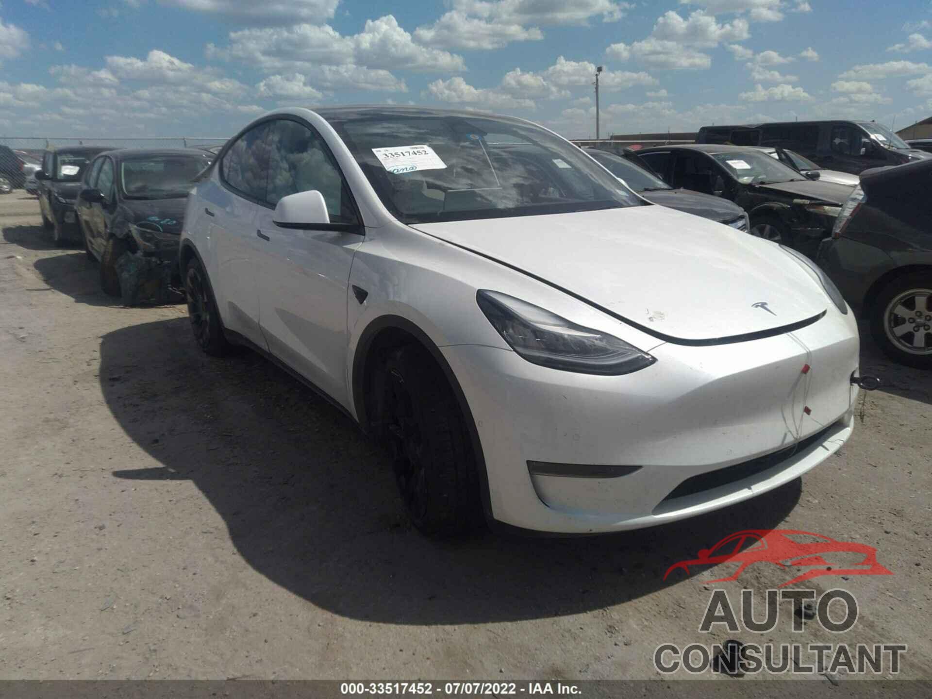 TESLA MODEL Y 2020 - 5YJYGDEE7LF036221