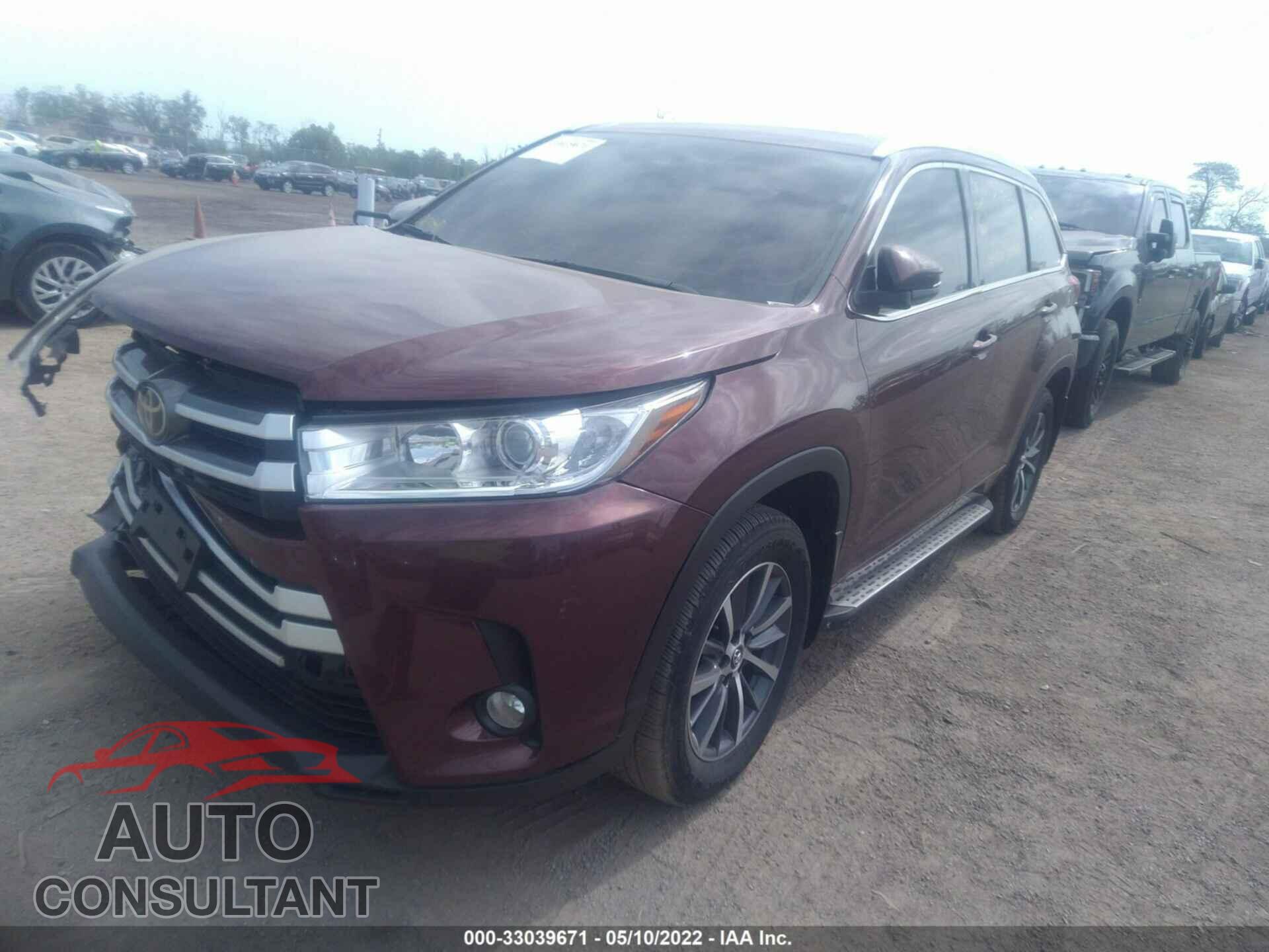 TOYOTA HIGHLANDER 2017 - 5TDJZRFH7HS417121