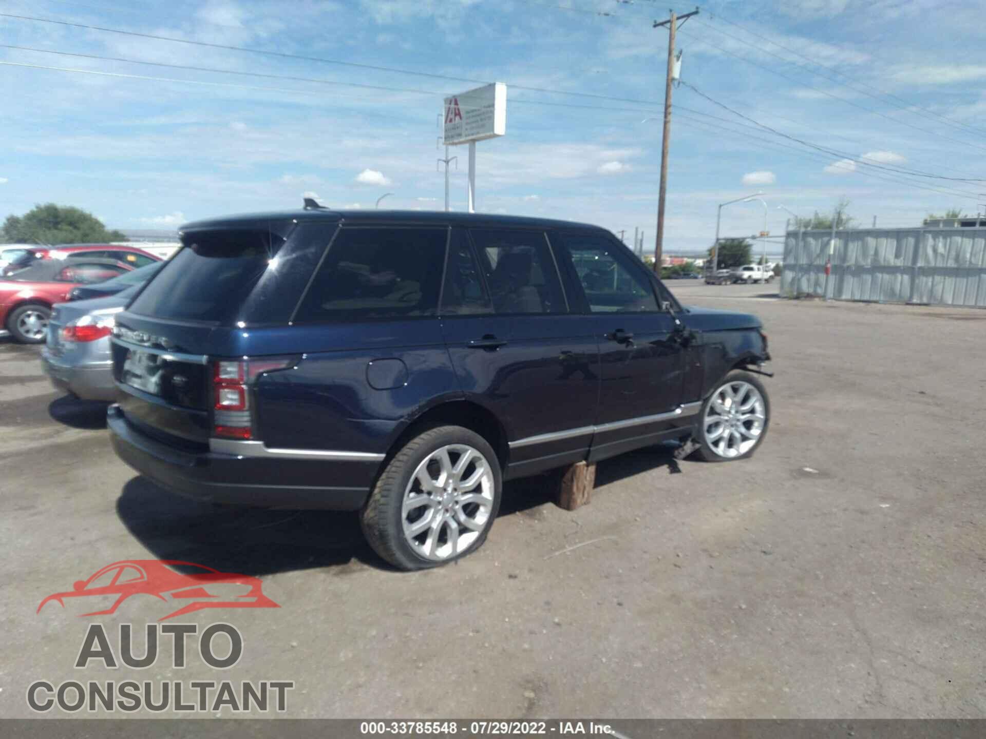 LAND ROVER RANGE ROVER 2016 - SALGS2EF4GA271545
