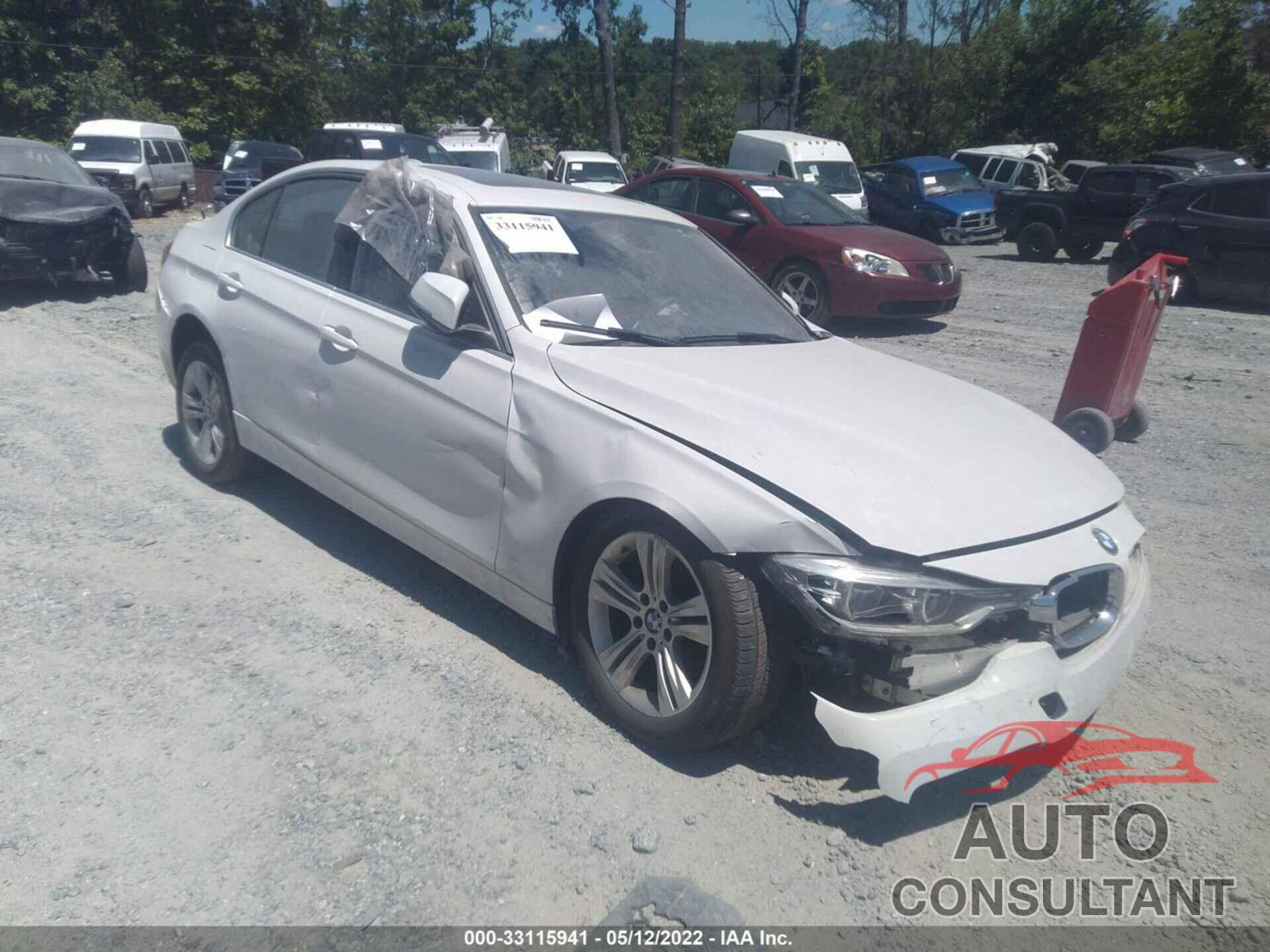 BMW 3 SERIES 2018 - WBA8B9G57JNU96290