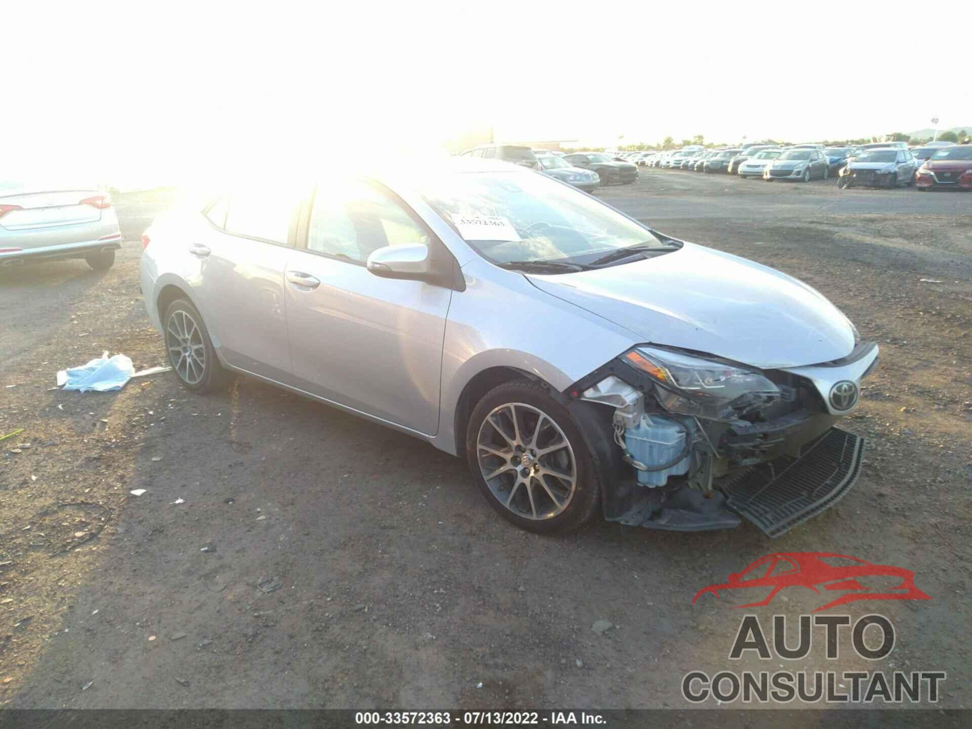 TOYOTA COROLLA 2017 - 5YFBURHE2HP646465