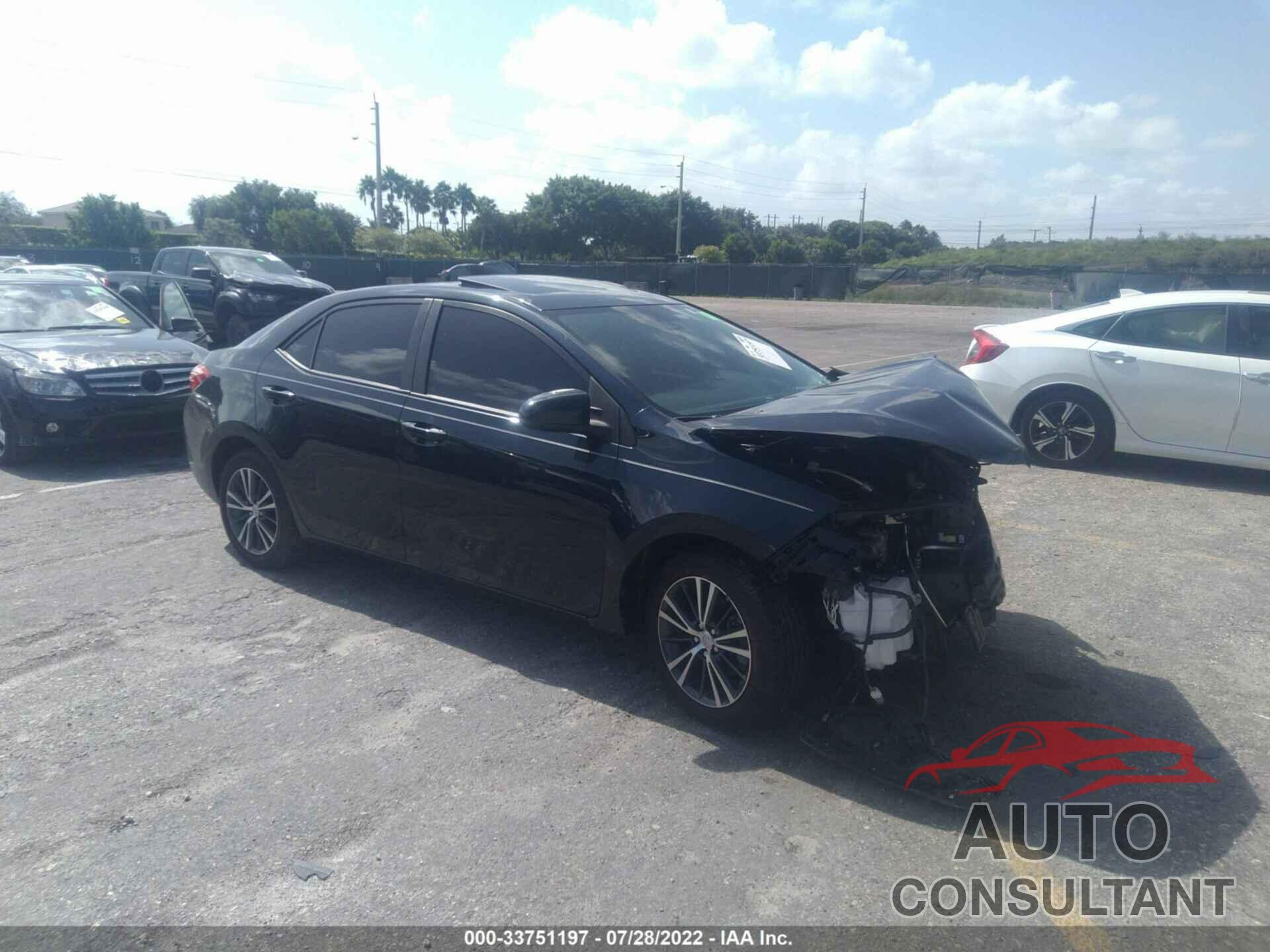 TOYOTA COROLLA 2019 - 2T1BURHEXKC159683