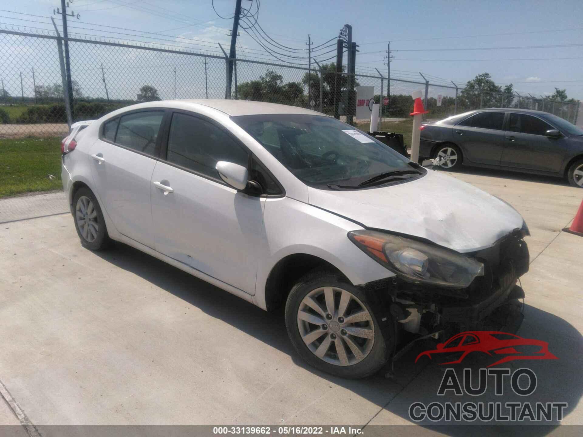 KIA FORTE 2016 - KNAFX4A69G5455777