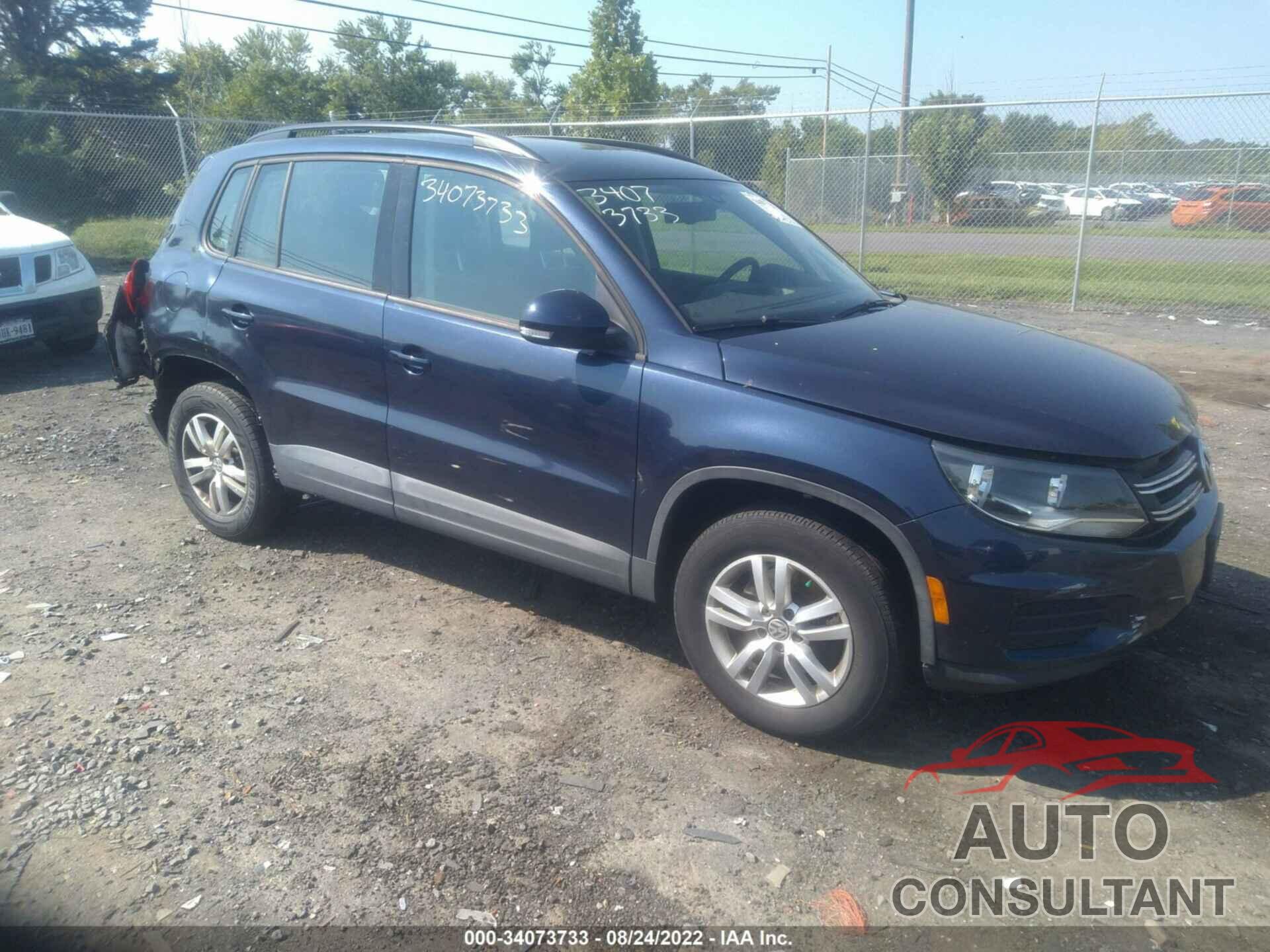 VOLKSWAGEN TIGUAN 2016 - WVGBV7AX9GW576753