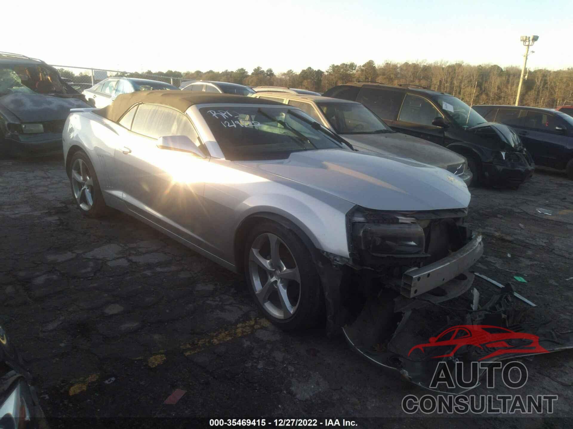 CHEVROLET CAMARO 2015 - 2G1FF3D33F9231691