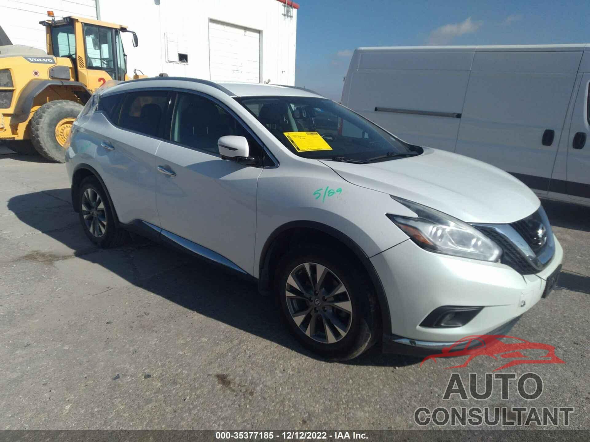 NISSAN MURANO 2015 - 5N1AZ2MH9FN287318