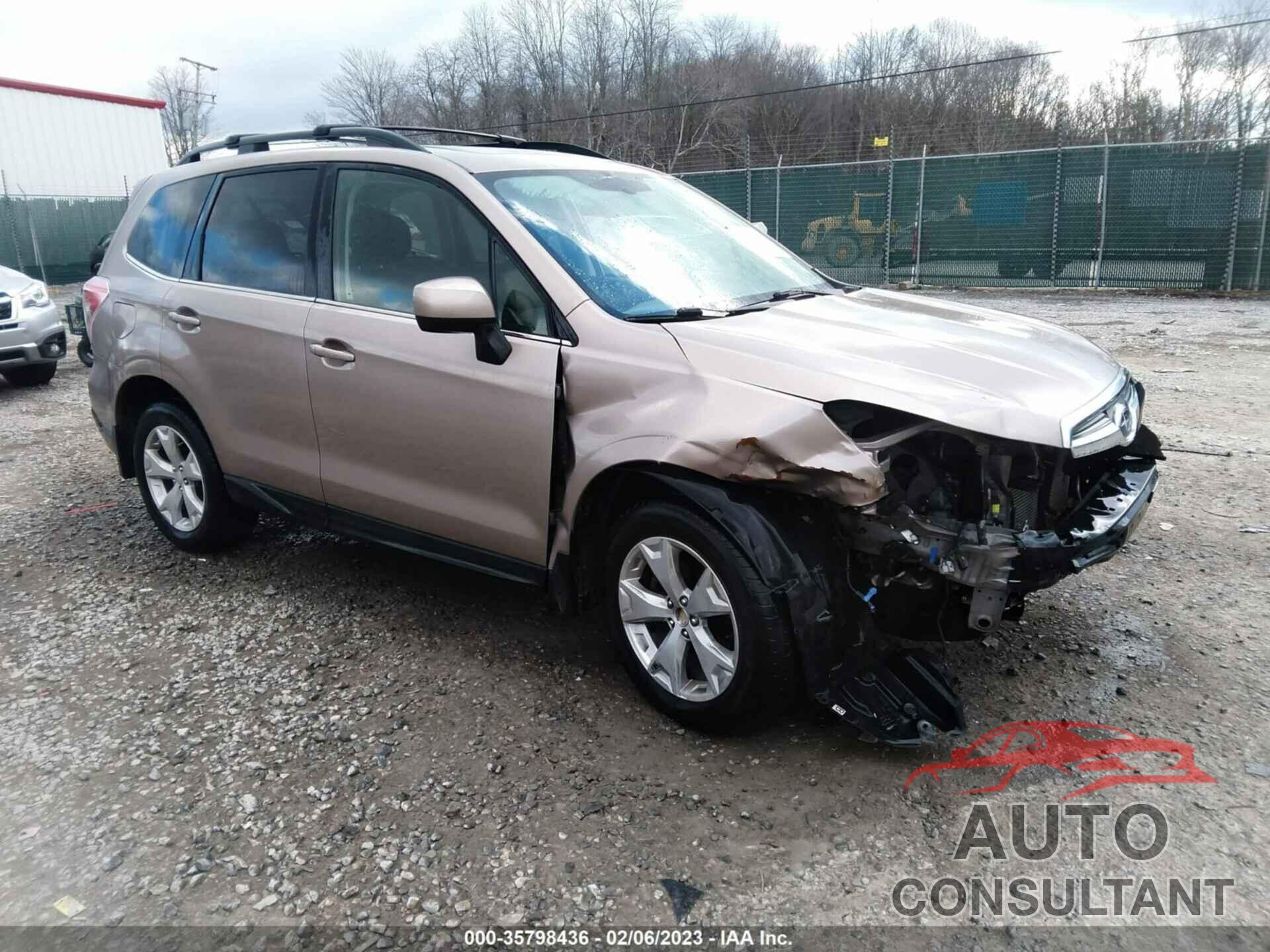 SUBARU FORESTER 2016 - JF2SJAHC6GH433314