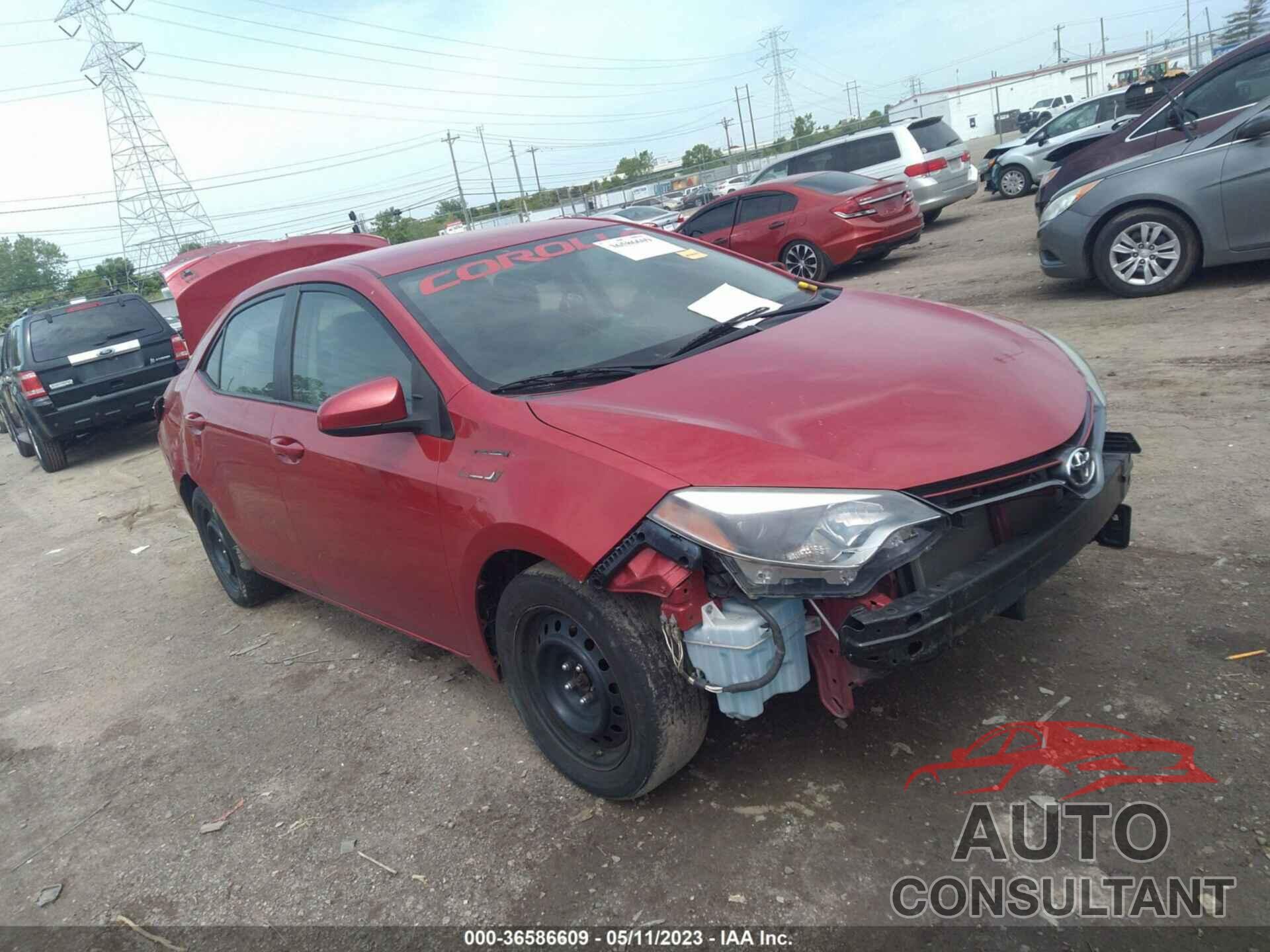 TOYOTA COROLLA 2016 - 2T1BURHE8GC607734