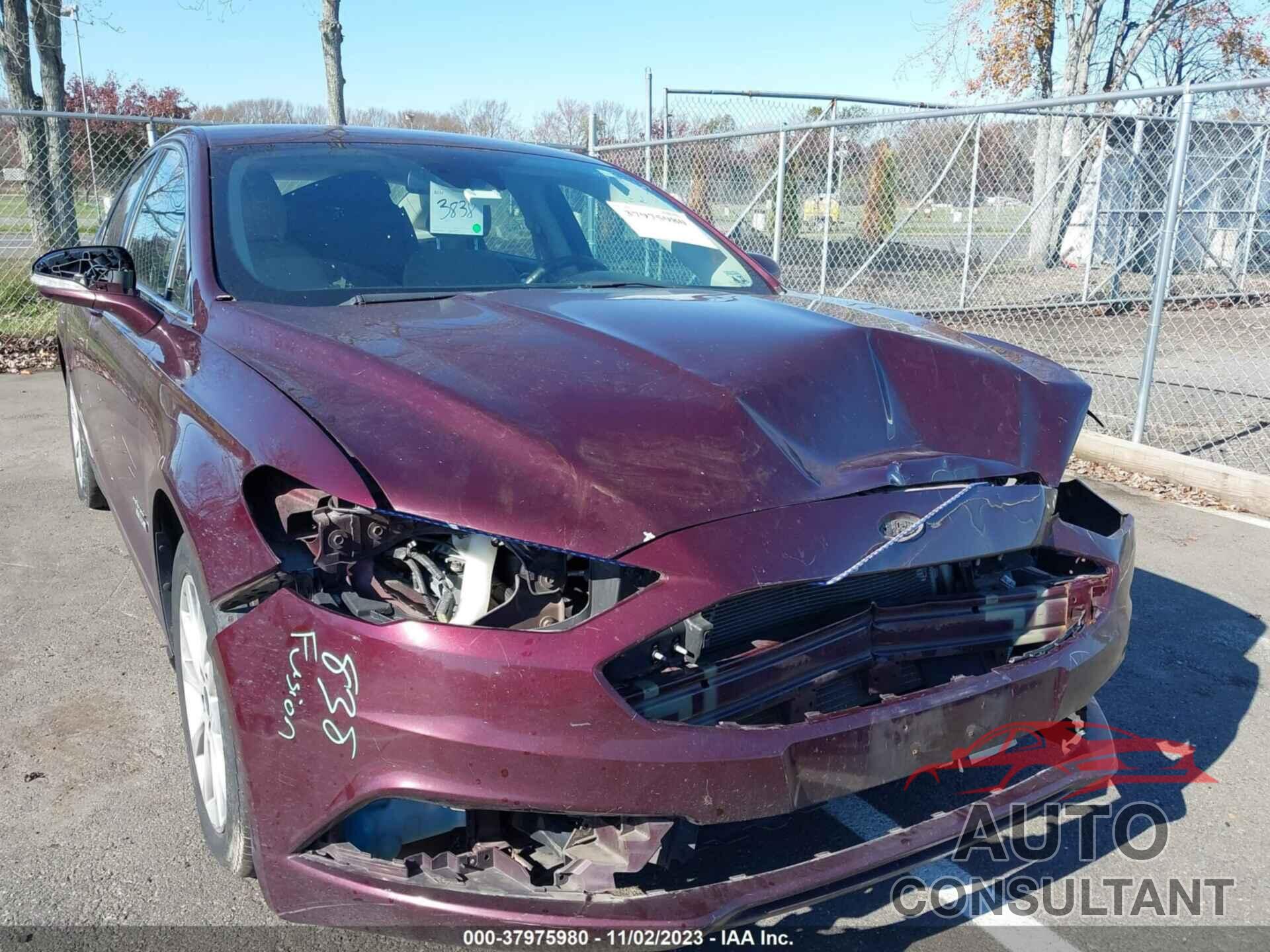 FORD FUSION 2017 - 3FA6P0PU1HR191203