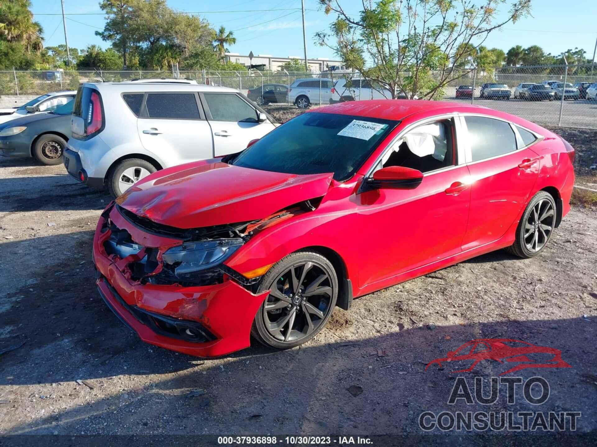 HONDA CIVIC 2019 - 2HGFC2F83KH588373