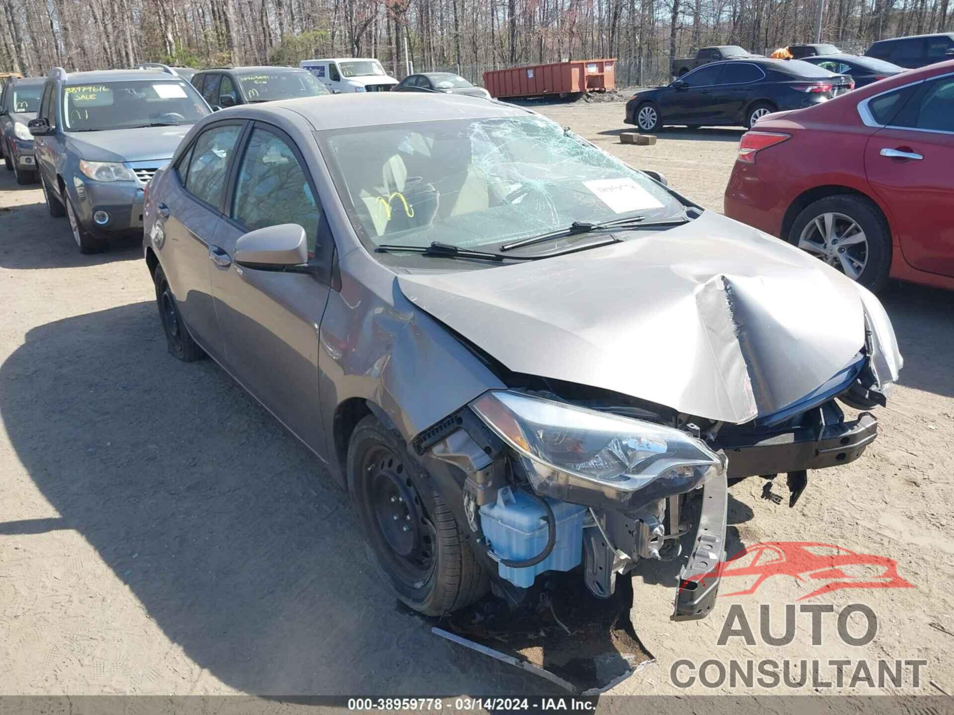 TOYOTA COROLLA 2016 - 2T1BURHE3GC535390