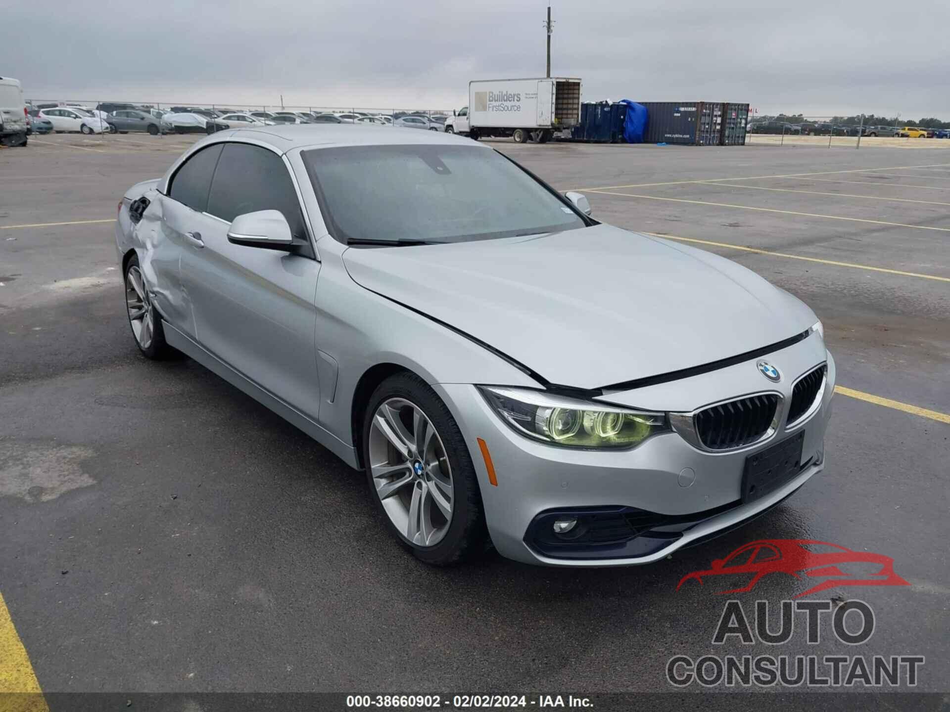 BMW 430I 2018 - WBA4Z1C51JEC60500