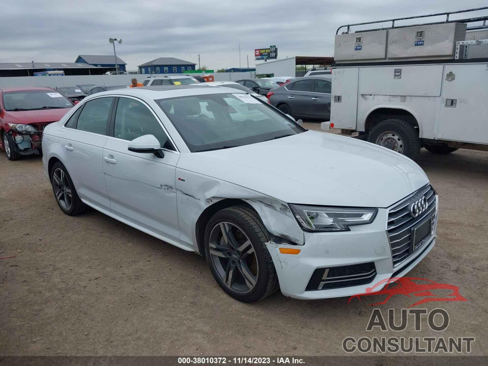 AUDI A4 2018 - WAUENAF4XJA043924