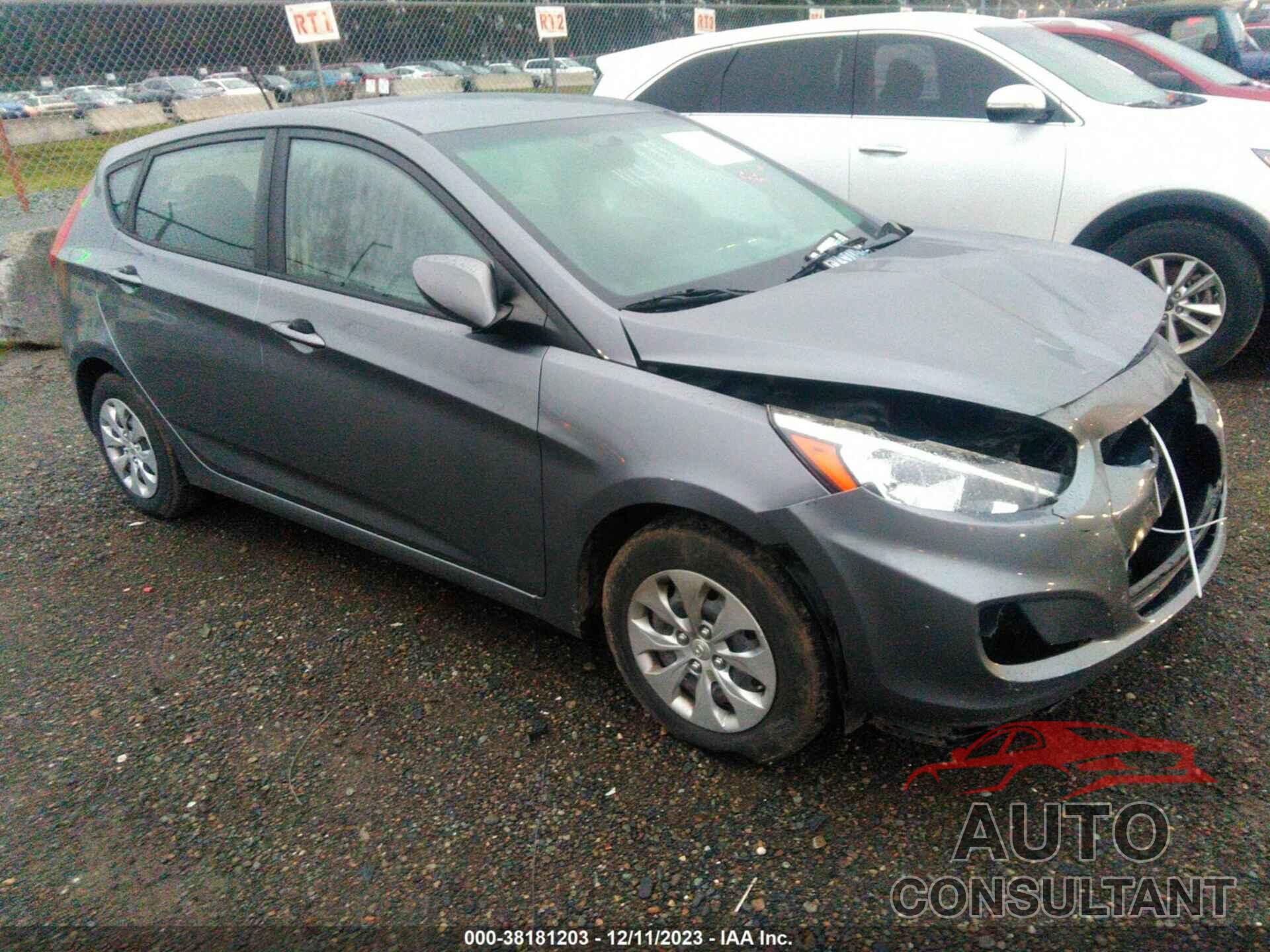 HYUNDAI ACCENT 2017 - KMHCT5AE1HU320245