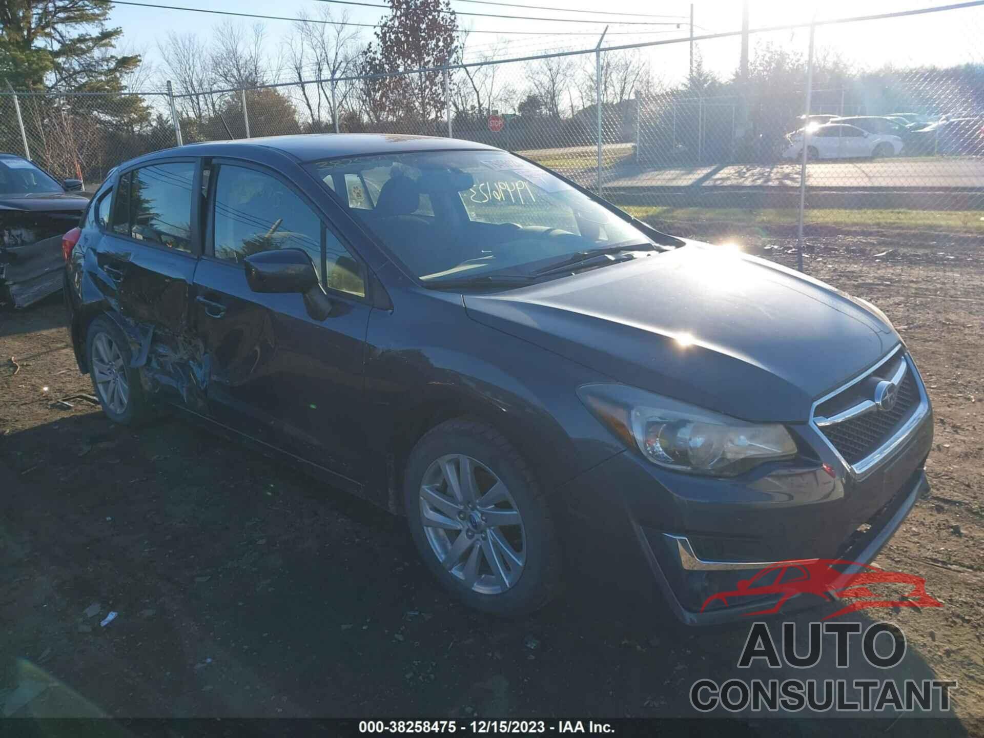 SUBARU IMPREZA 2015 - JF1GPAC66F8294360