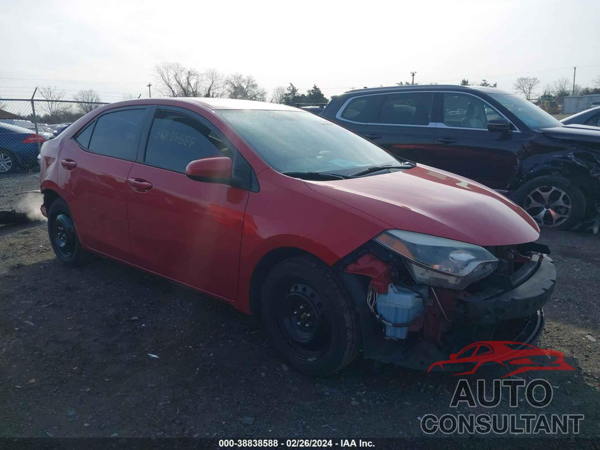 TOYOTA COROLLA 2016 - 2T1BURHE9GC559578