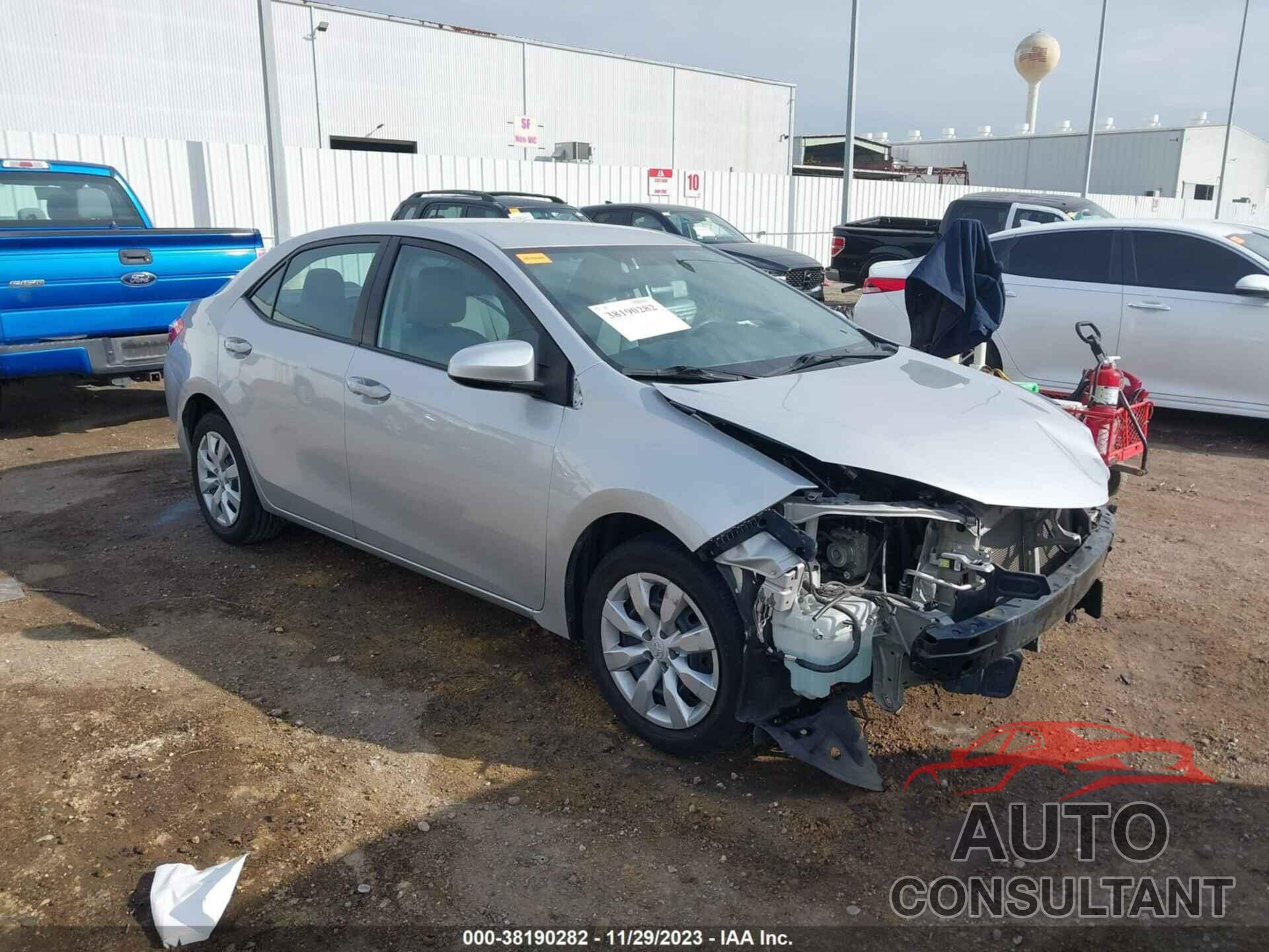 TOYOTA COROLLA 2016 - 5YFBURHE8GP443689