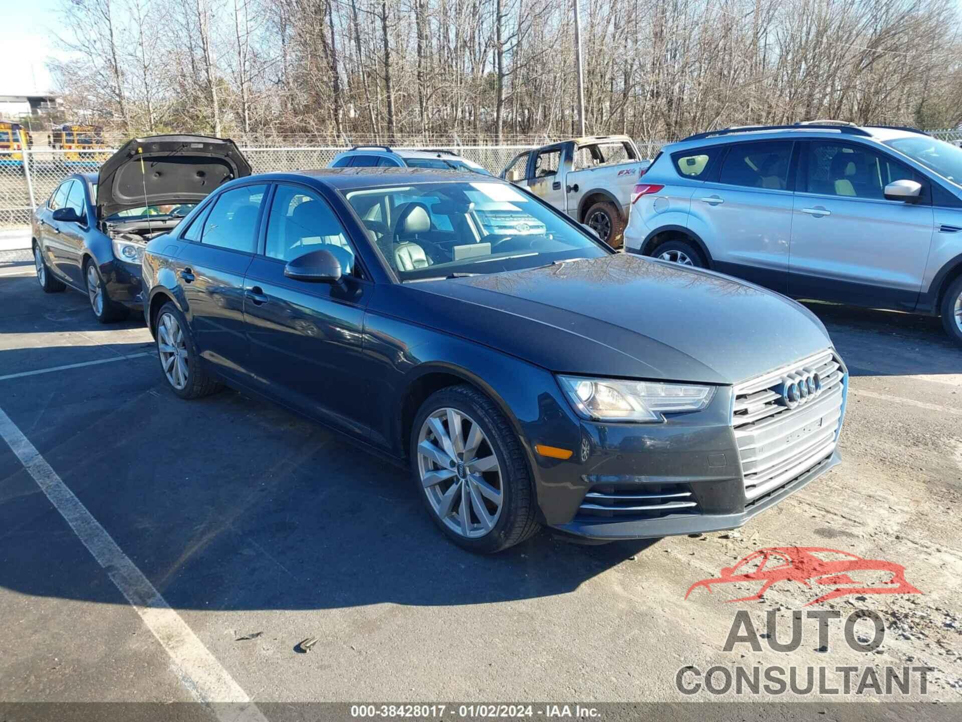 AUDI A4 2017 - WAUANAF40HN008150