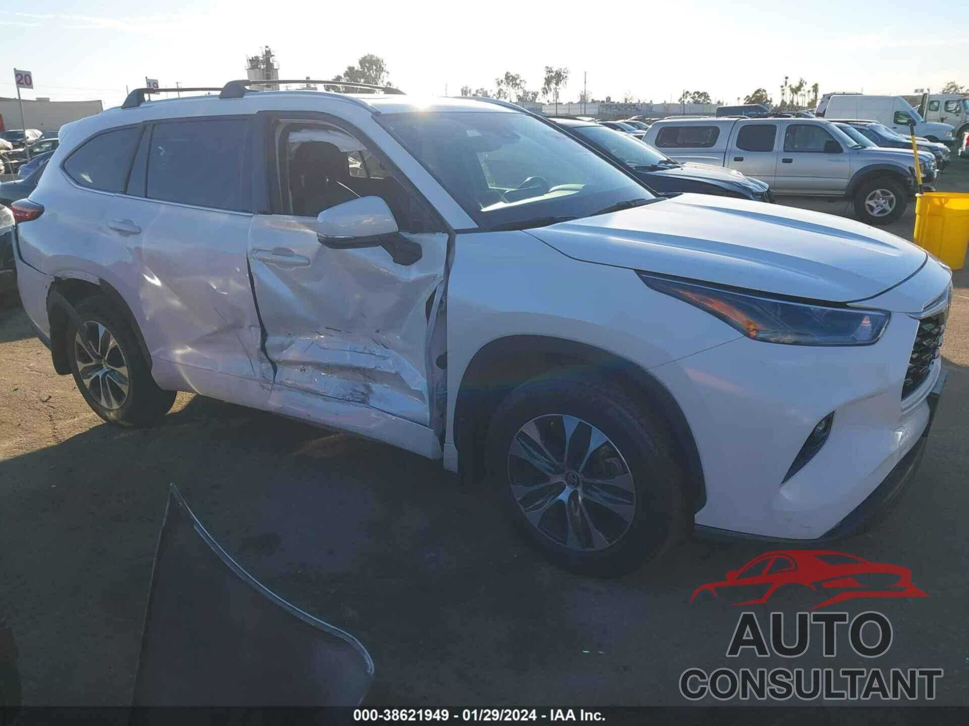 TOYOTA HIGHLANDER 2021 - 5TDHZRAH7MS034103