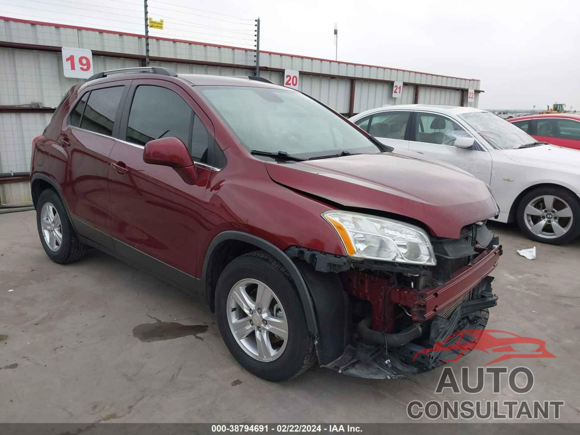 CHEVROLET TRAX 2016 - 3GNCJLSB5GL176296