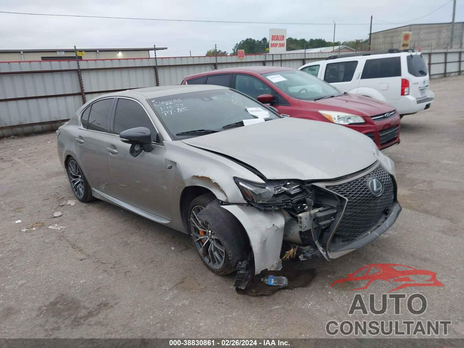 LEXUS GS-F 2016 - JTHBP1BL5GA001858