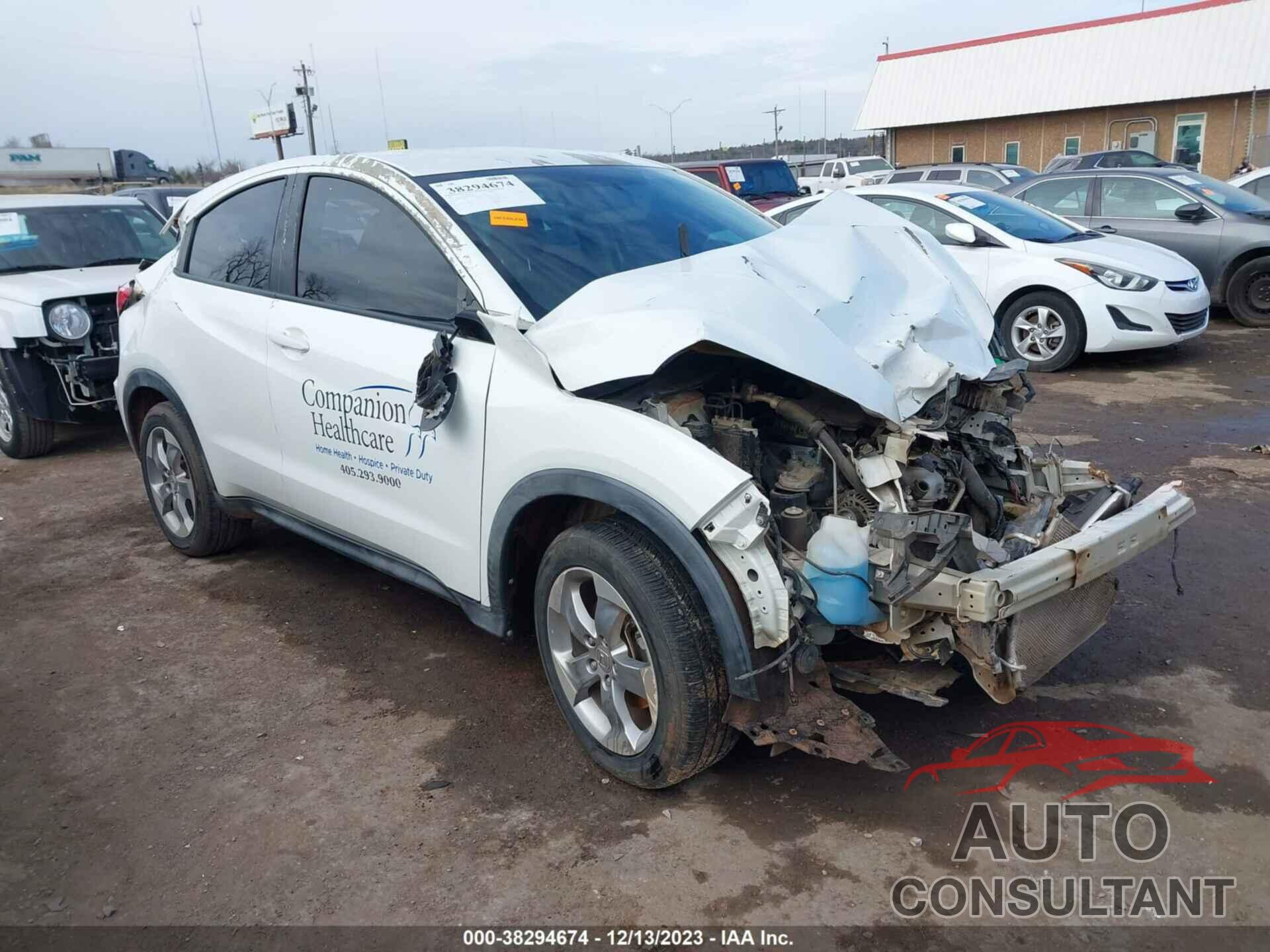 HONDA HR-V 2017 - 3CZRU5H30HM702877