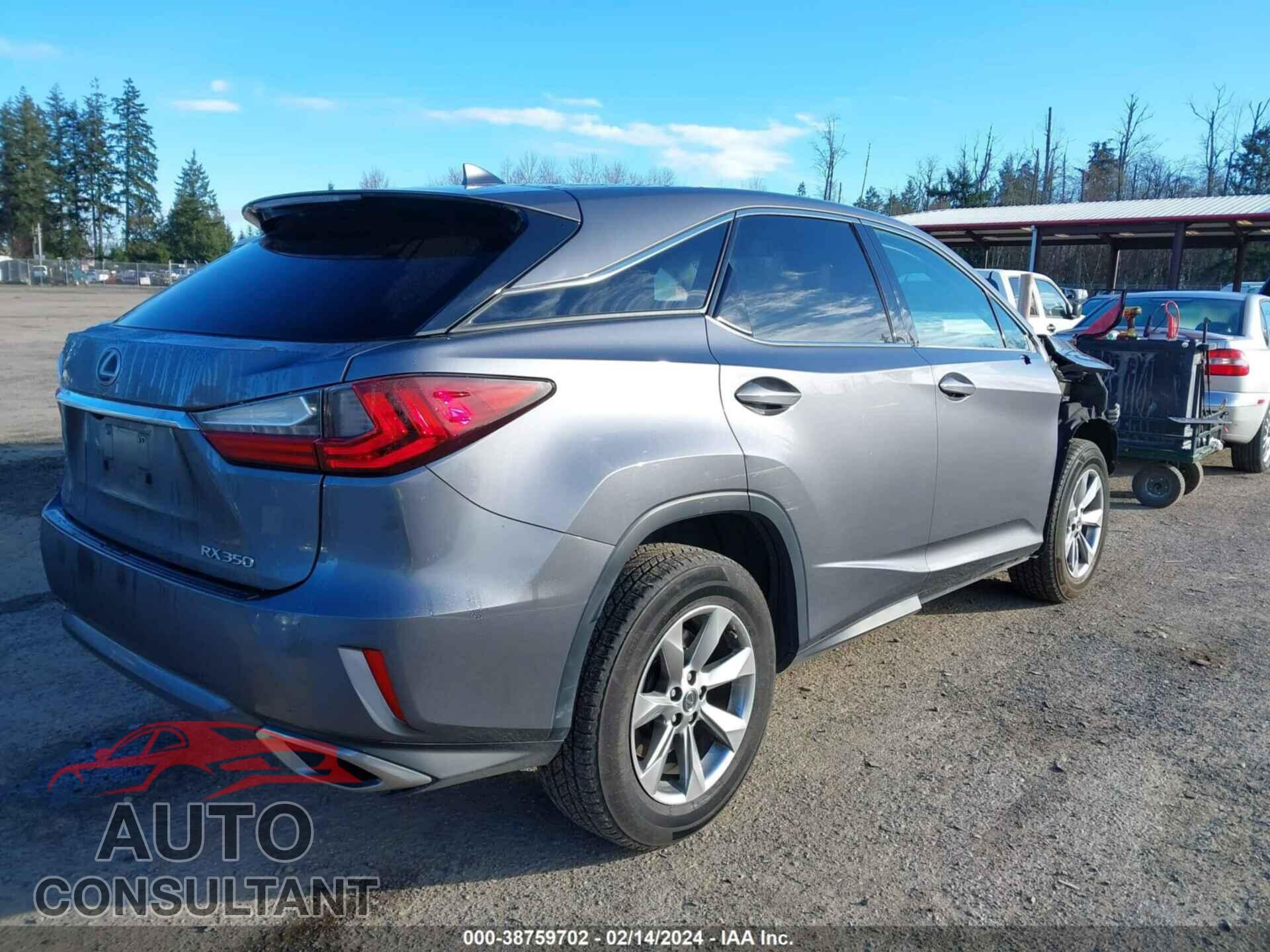 LEXUS RX 350 2019 - 2T2BZMCA2KC195260