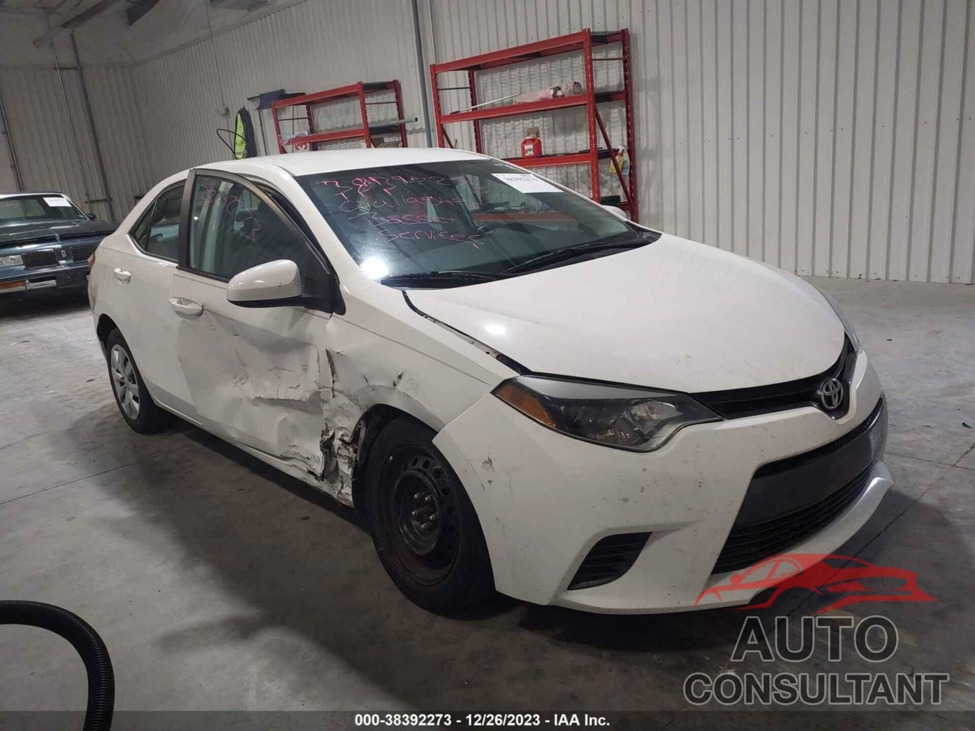 TOYOTA COROLLA 2016 - 2T1BURHE9GC579782