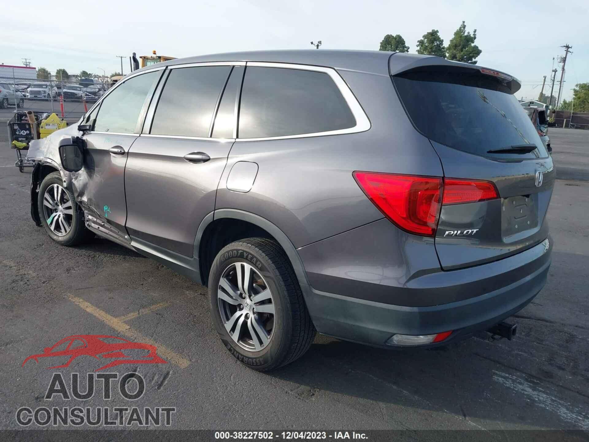 HONDA PILOT 2017 - 5FNYF5H59HB037852