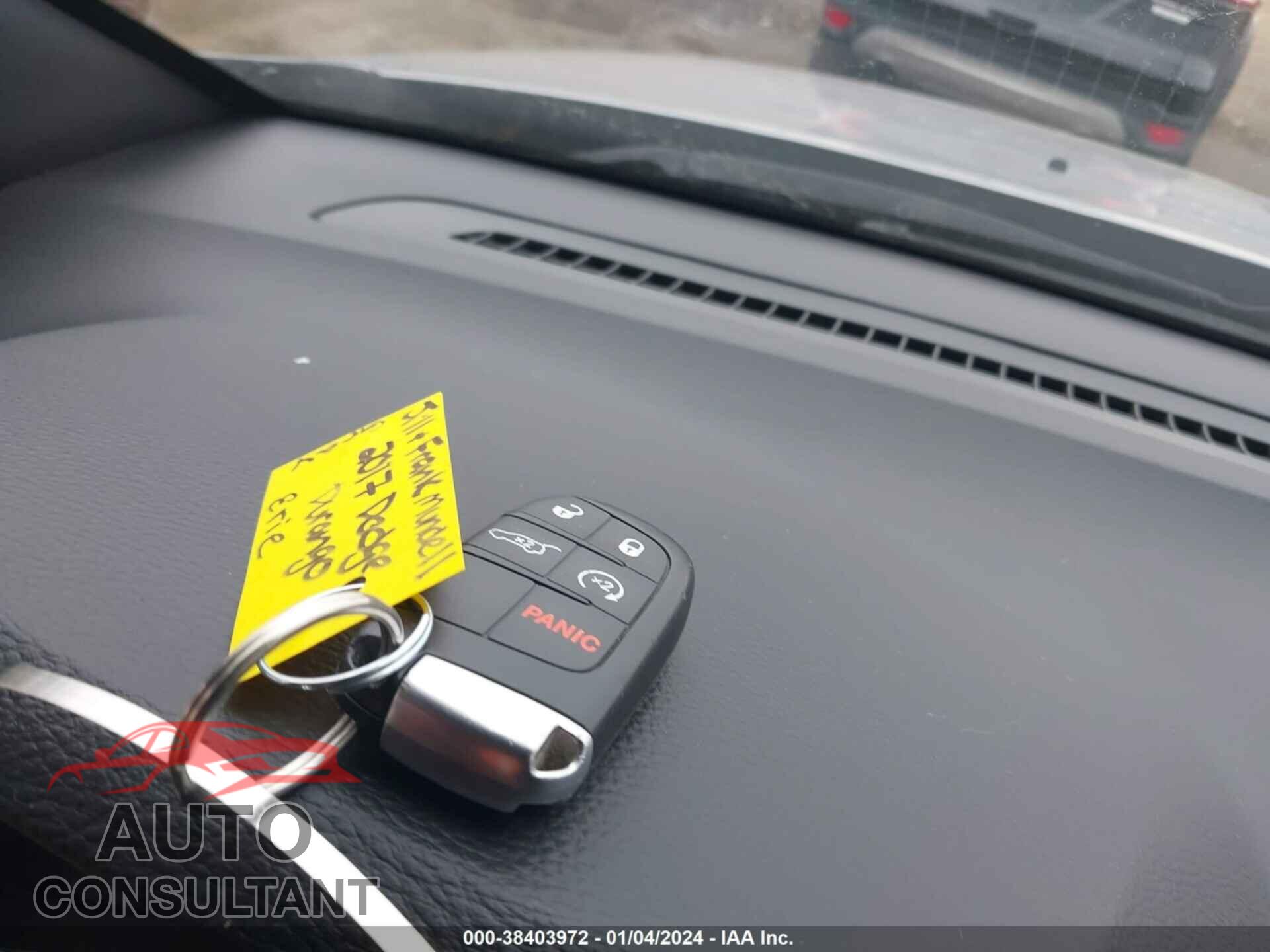 DODGE DURANGO 2017 - 1C4SDJCT9HC606464
