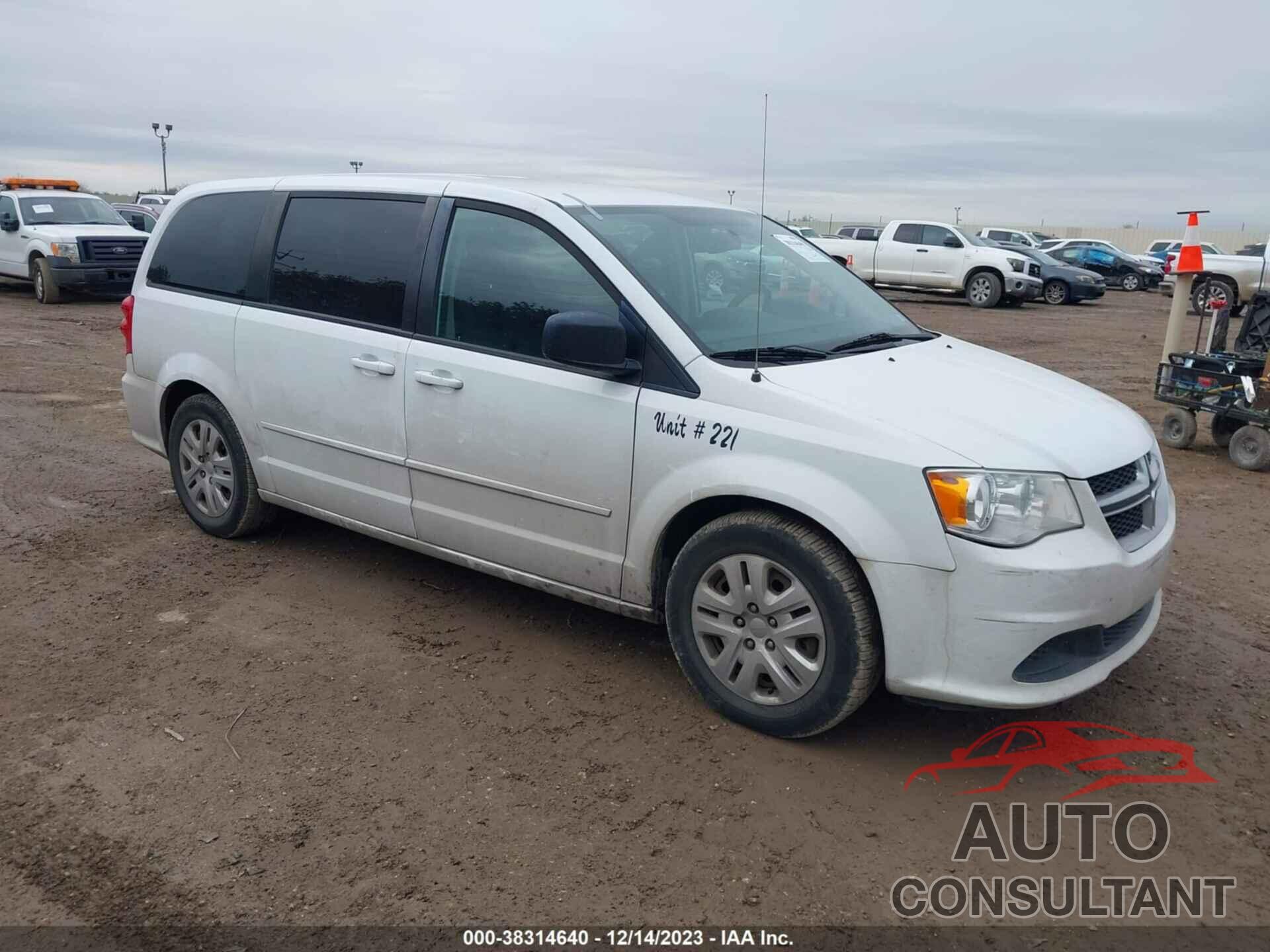 DODGE GRAND CARAVAN 2017 - 2C4RDGBG4HR568168