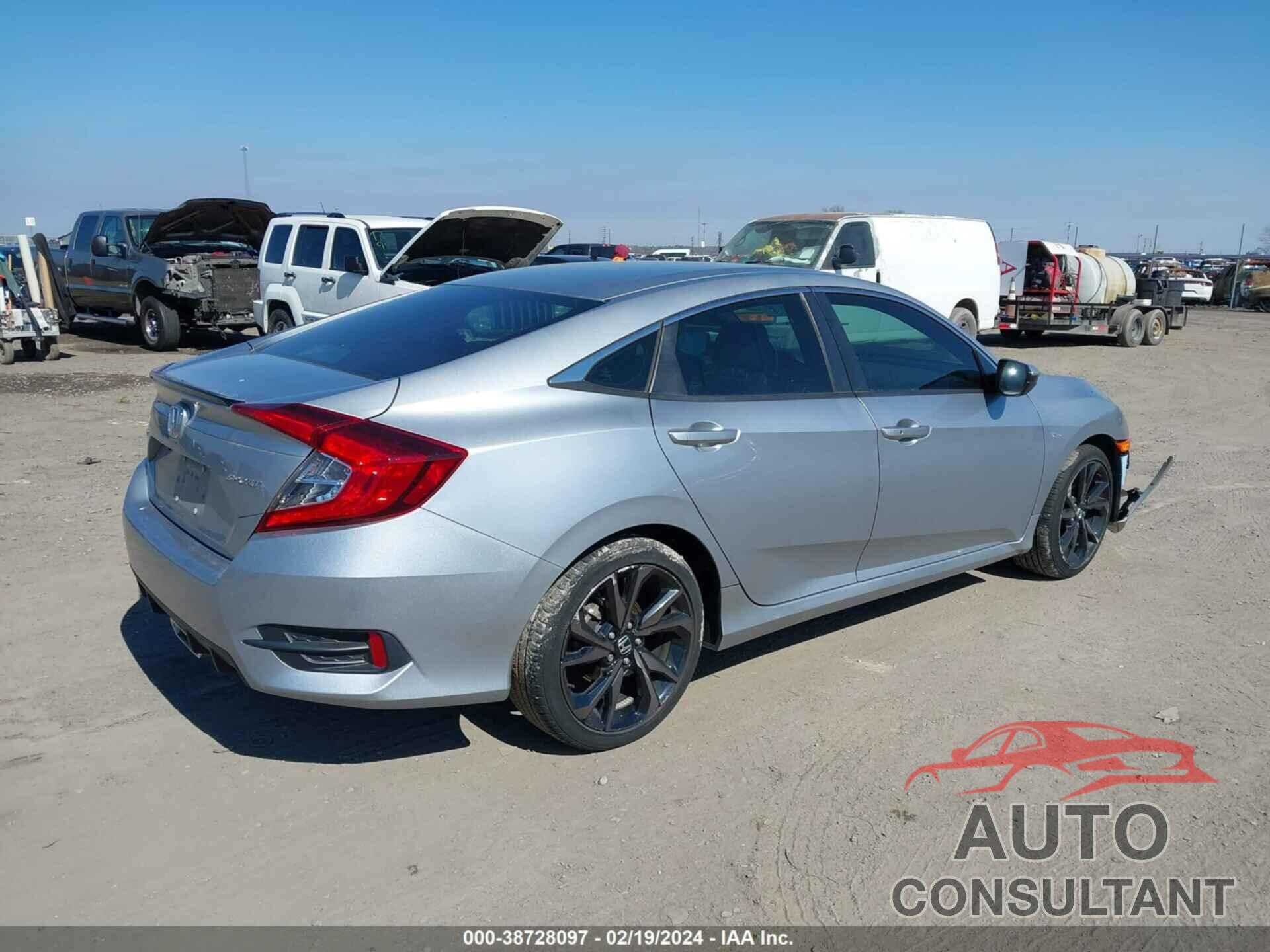 HONDA CIVIC 2019 - 19XFC2F8XKE020664