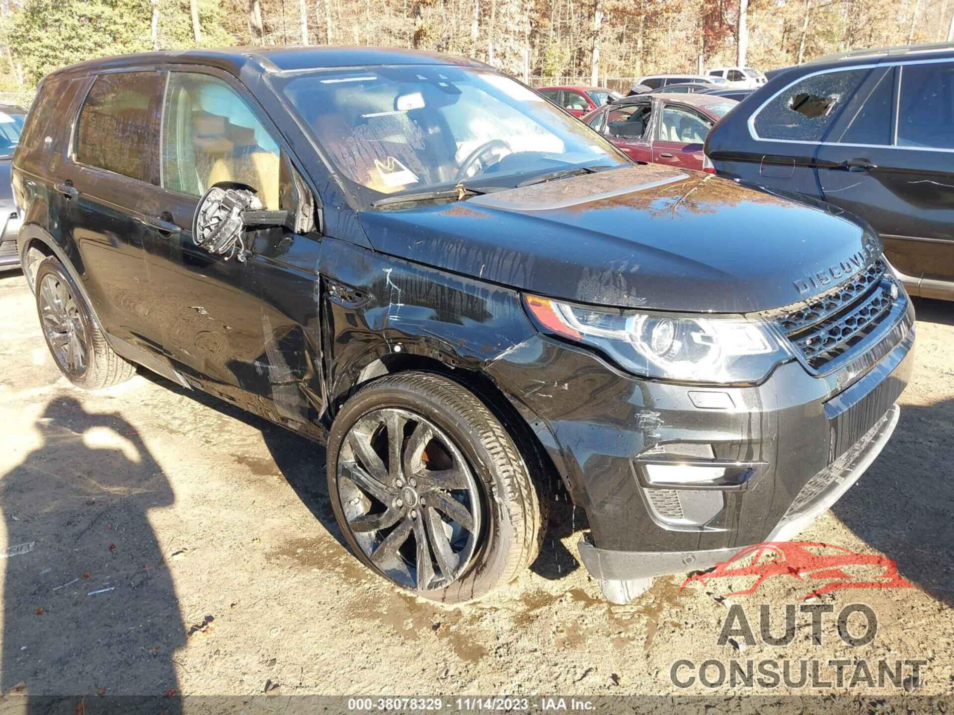 LAND ROVER DISCOVERY SPORT 2019 - SALCT2FX4KH789111