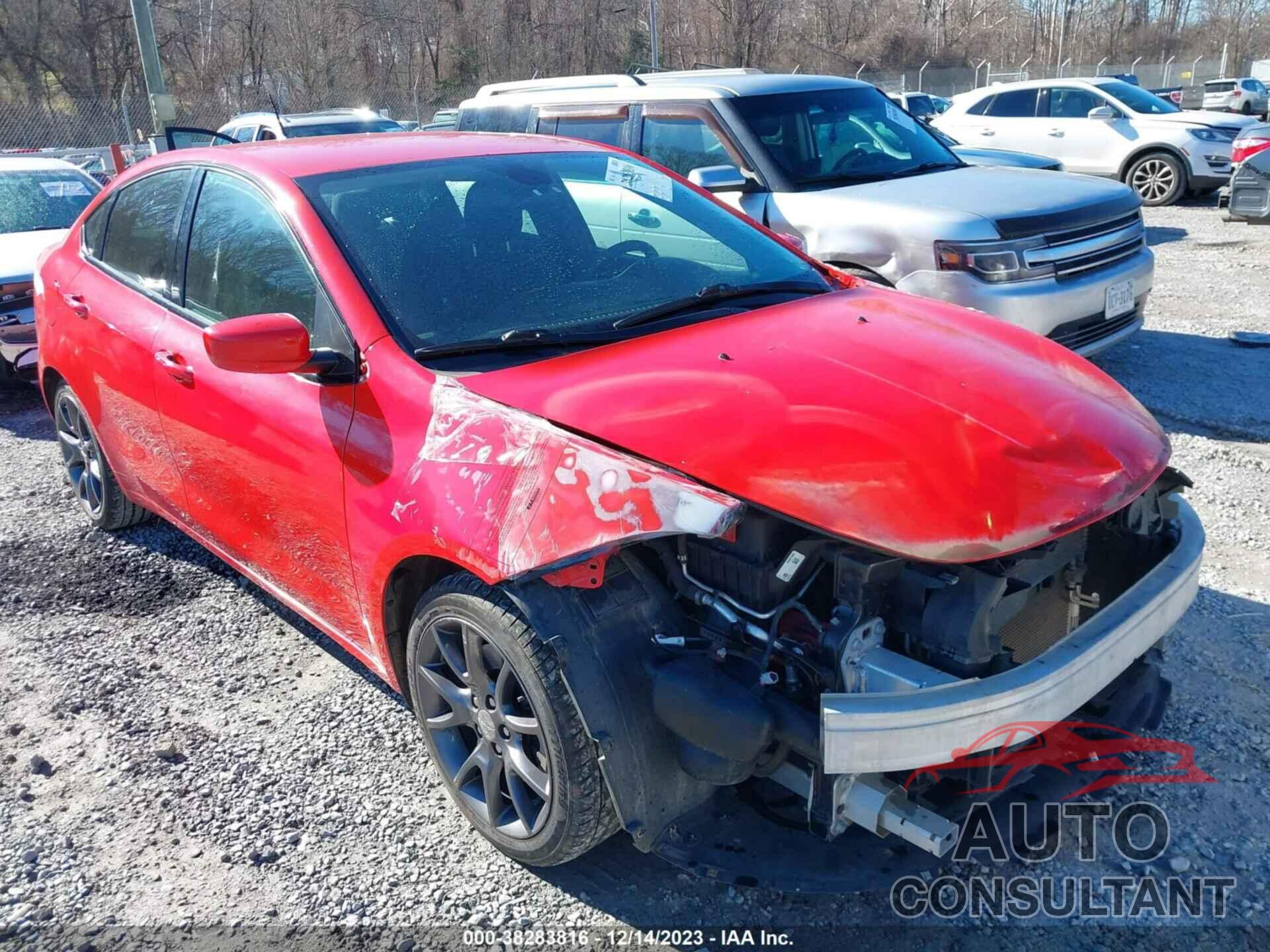 DODGE DART 2016 - 1C3CDFAA1GD685208